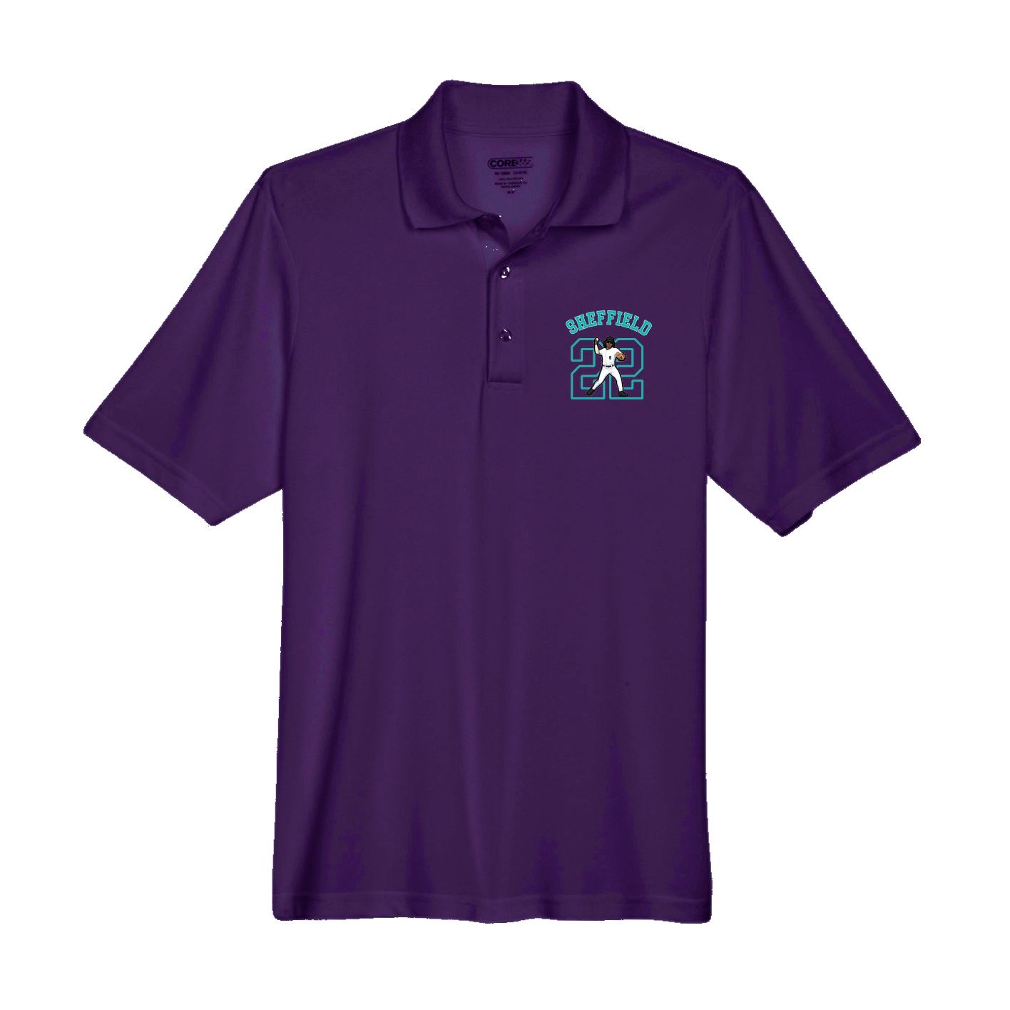 Performance Polo — Shirsey Arch in Purple