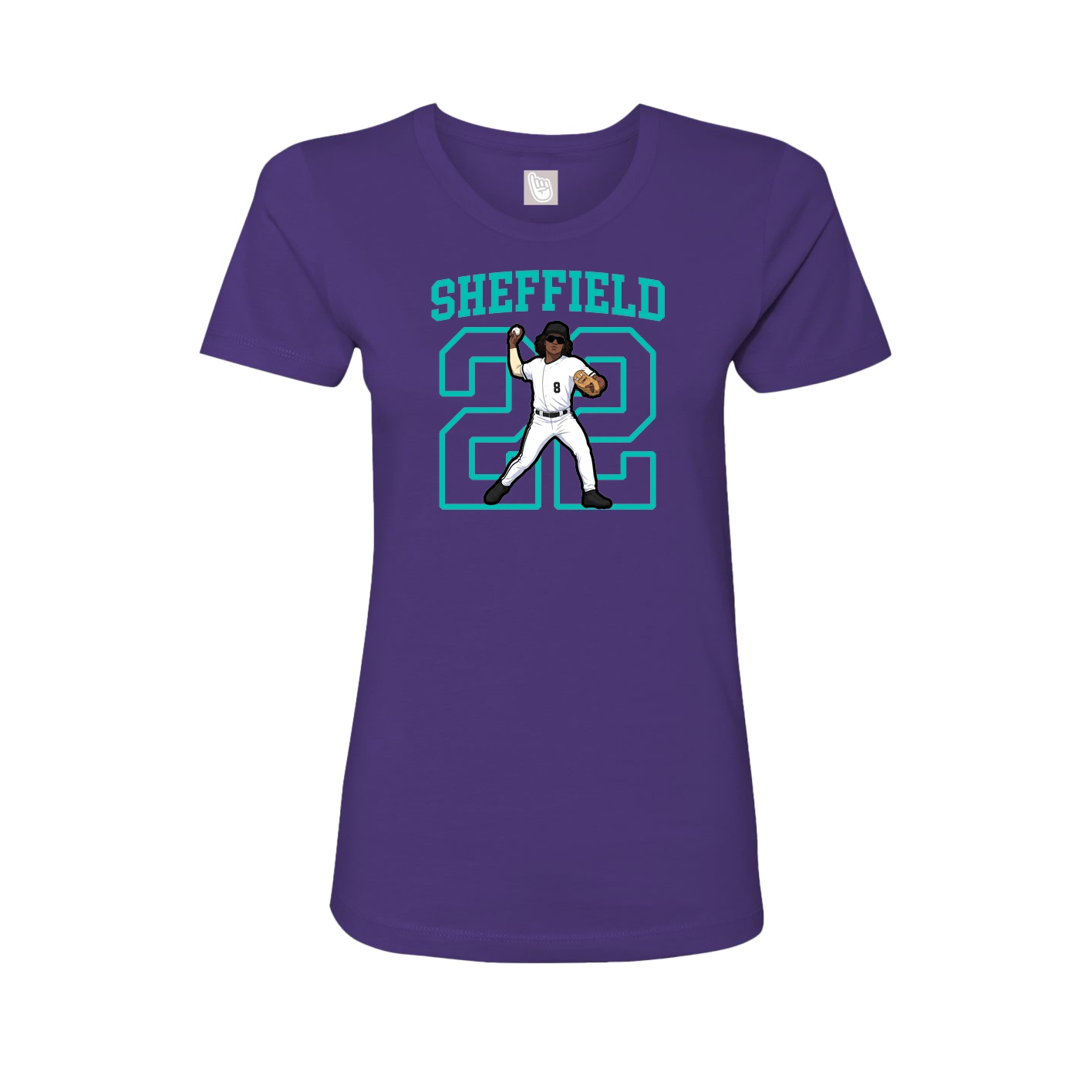 Fitted Women's Tee — Shirsey in Purple