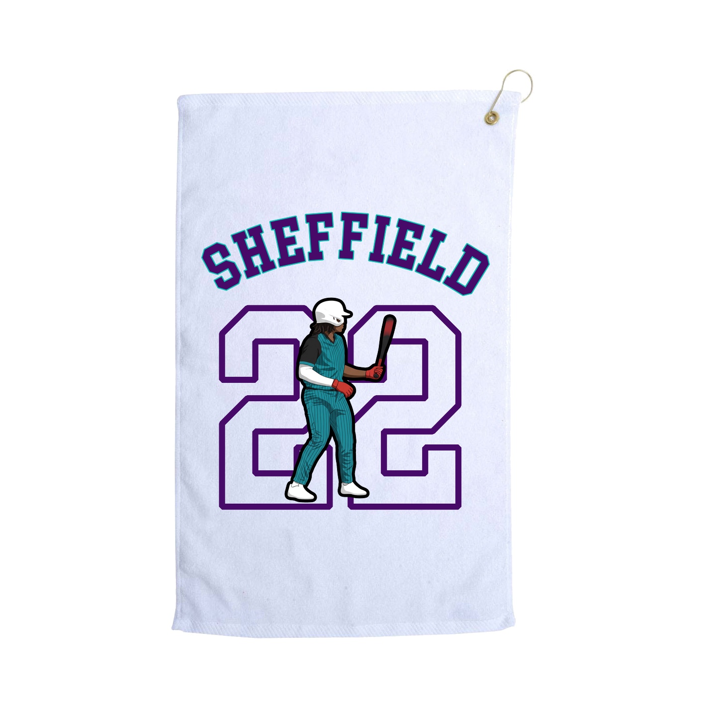 Golf Towel — Shirsey Arch in White