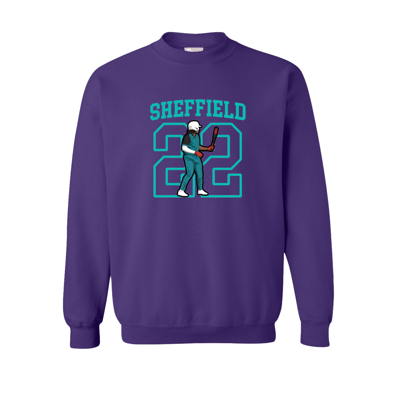 Fleece Crew — Shirsey in Purple