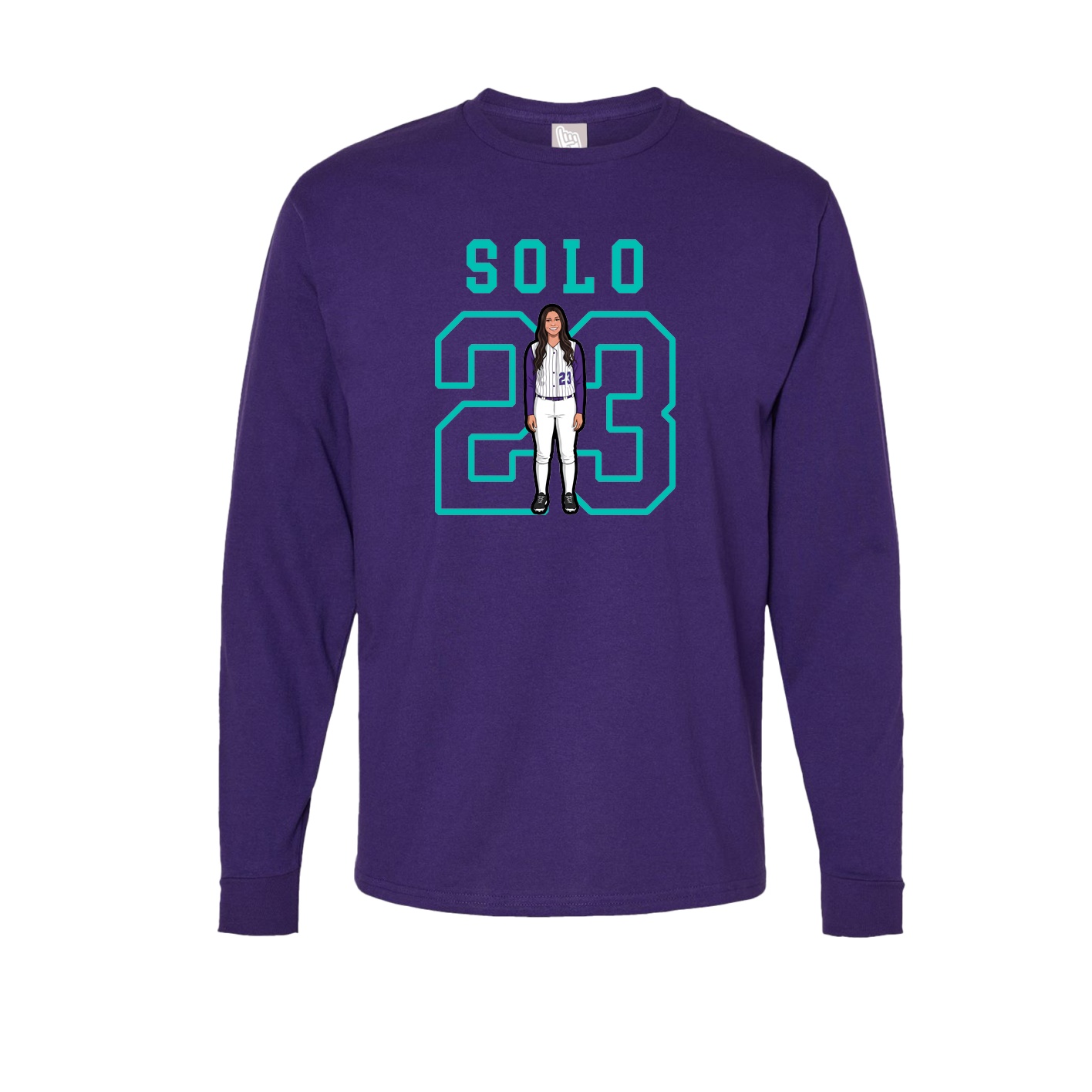 Long Sleeve Tee — Shirsey in Purple