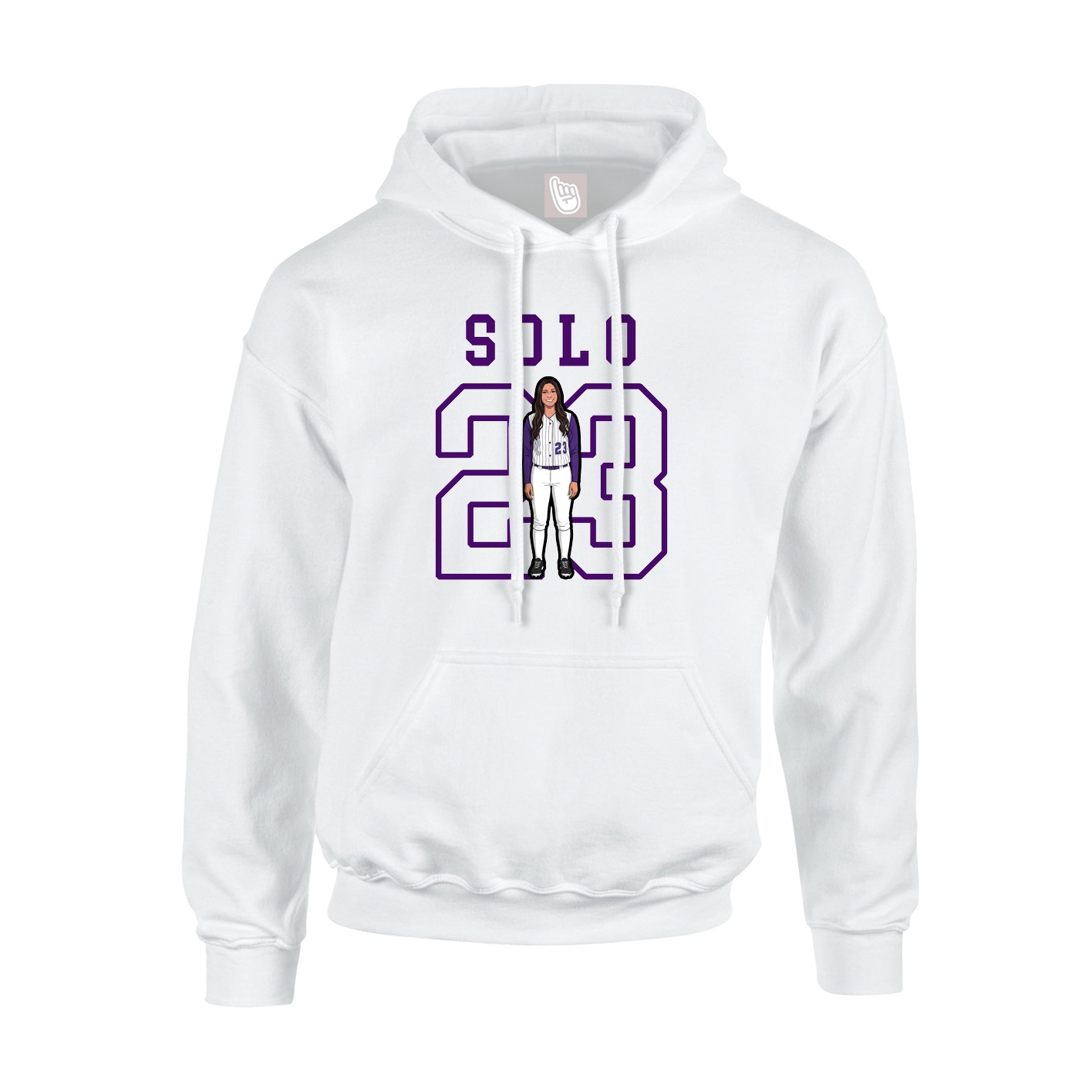 Hoodie — Shirsey in White