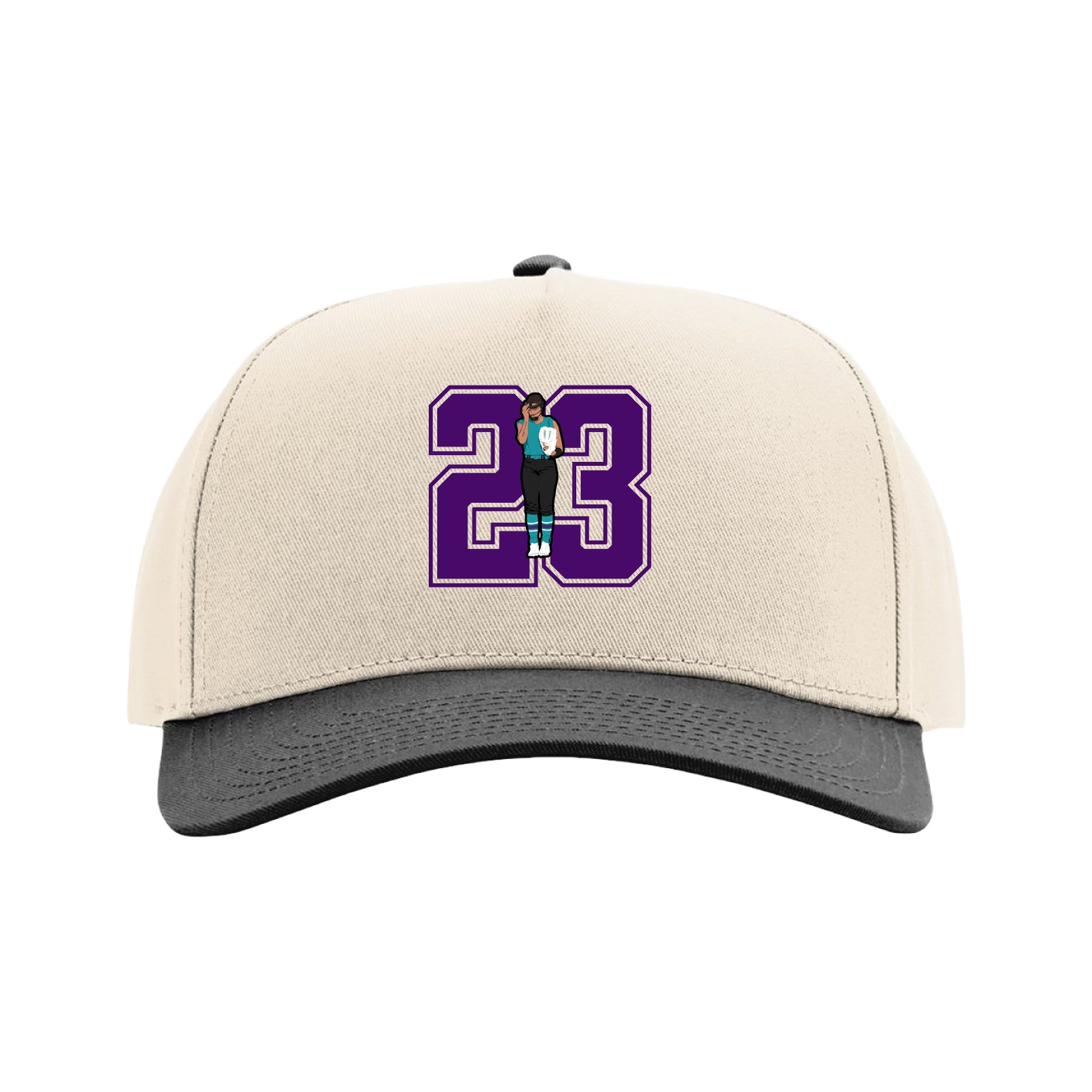 Full Fabric Five-Panel Champ Cap
