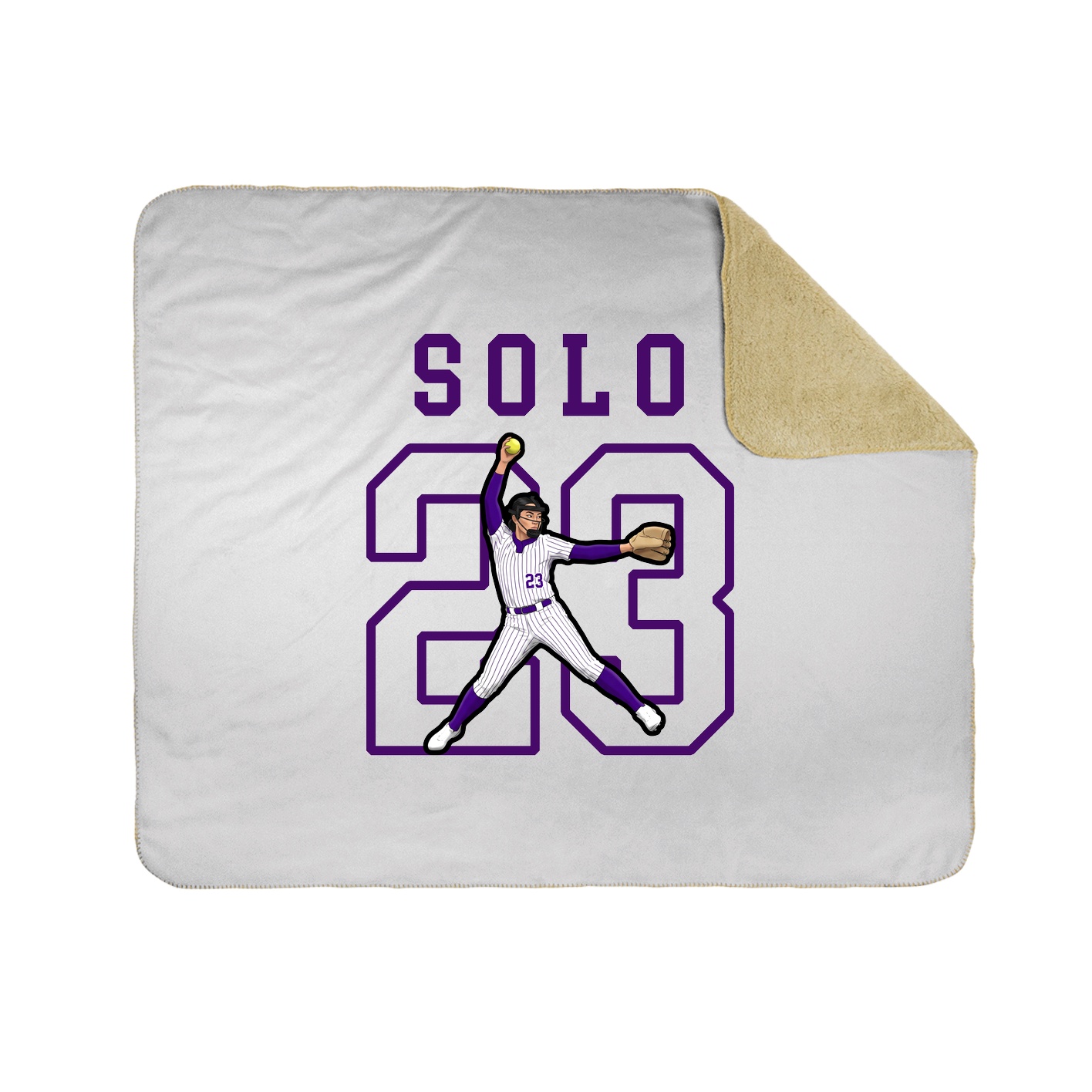 Throw Blanket — Shirsey in White