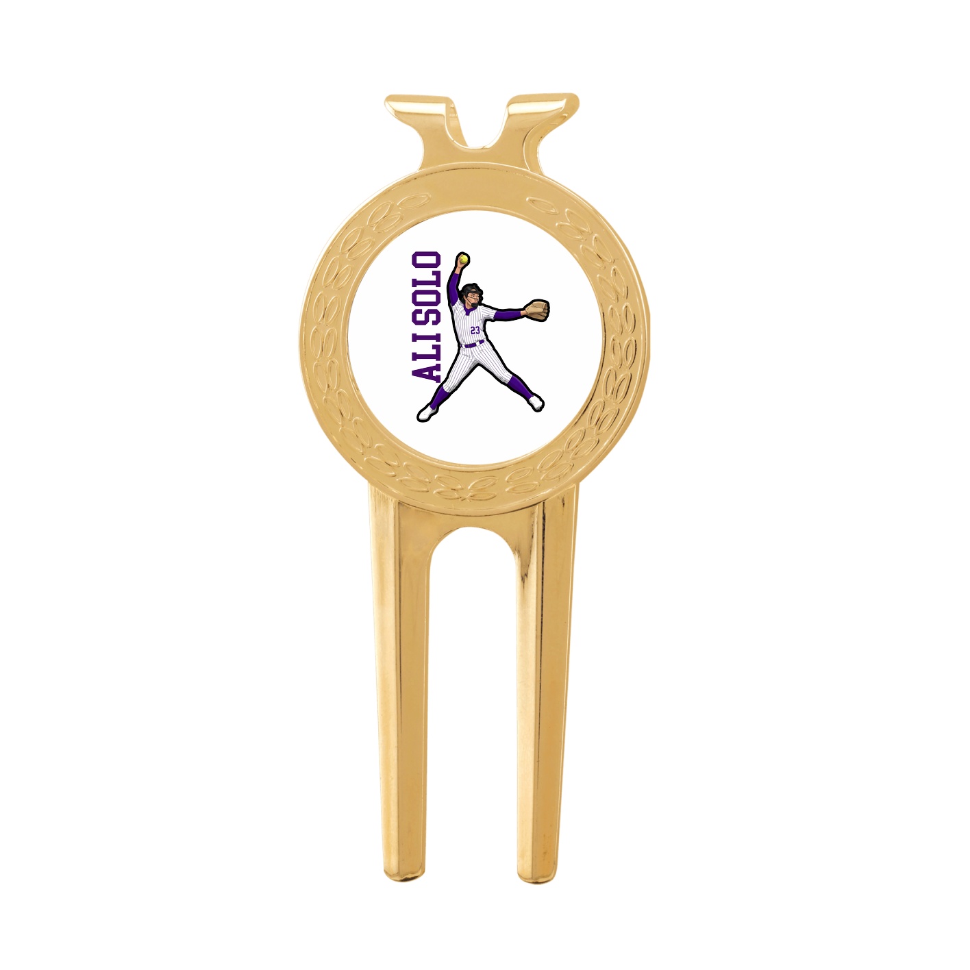Divot Tool with Ball Marker — Name Vertical in Classic