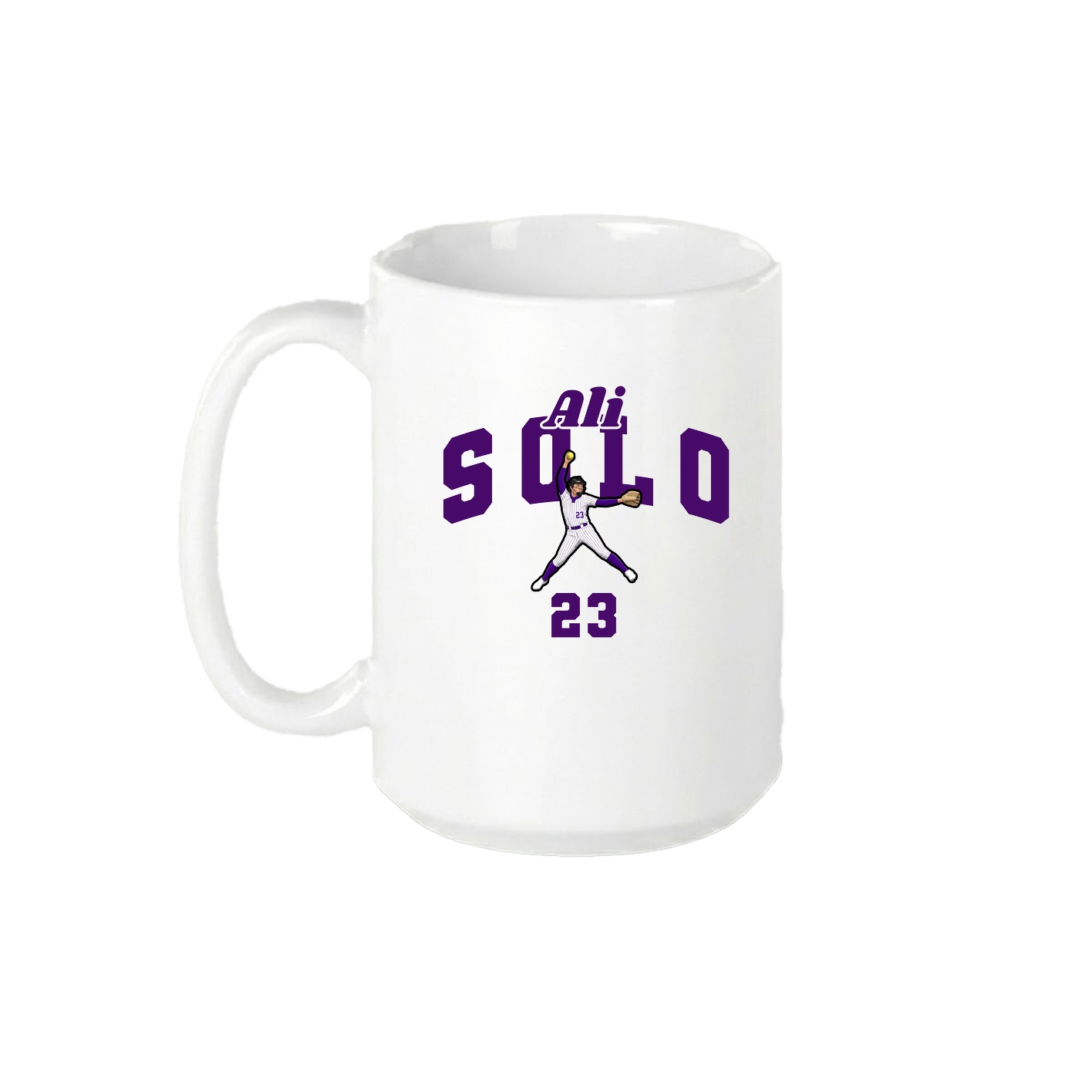 15oz Coffee Mug — Signature Arch in White