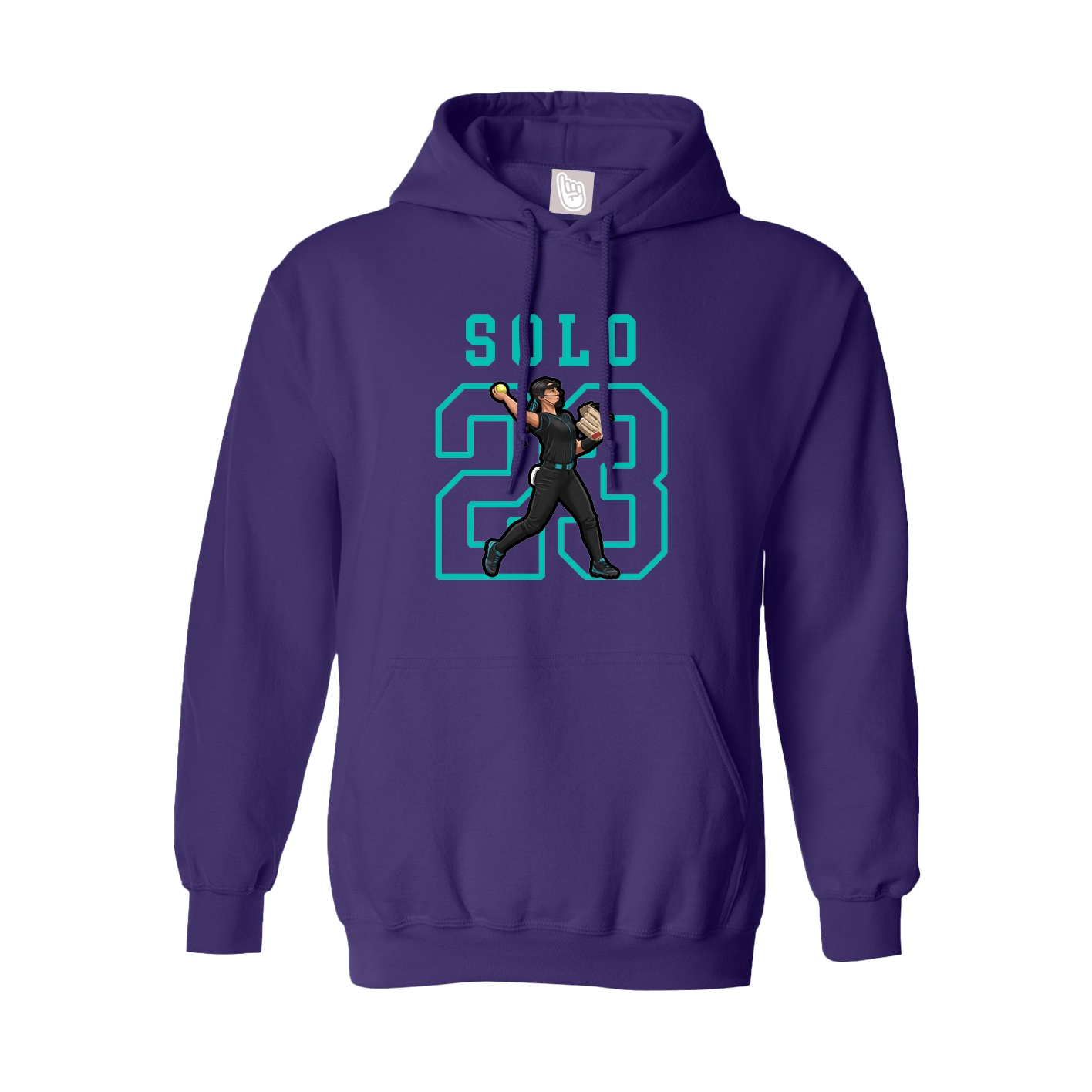 Hoodie — Shirsey in Purple
