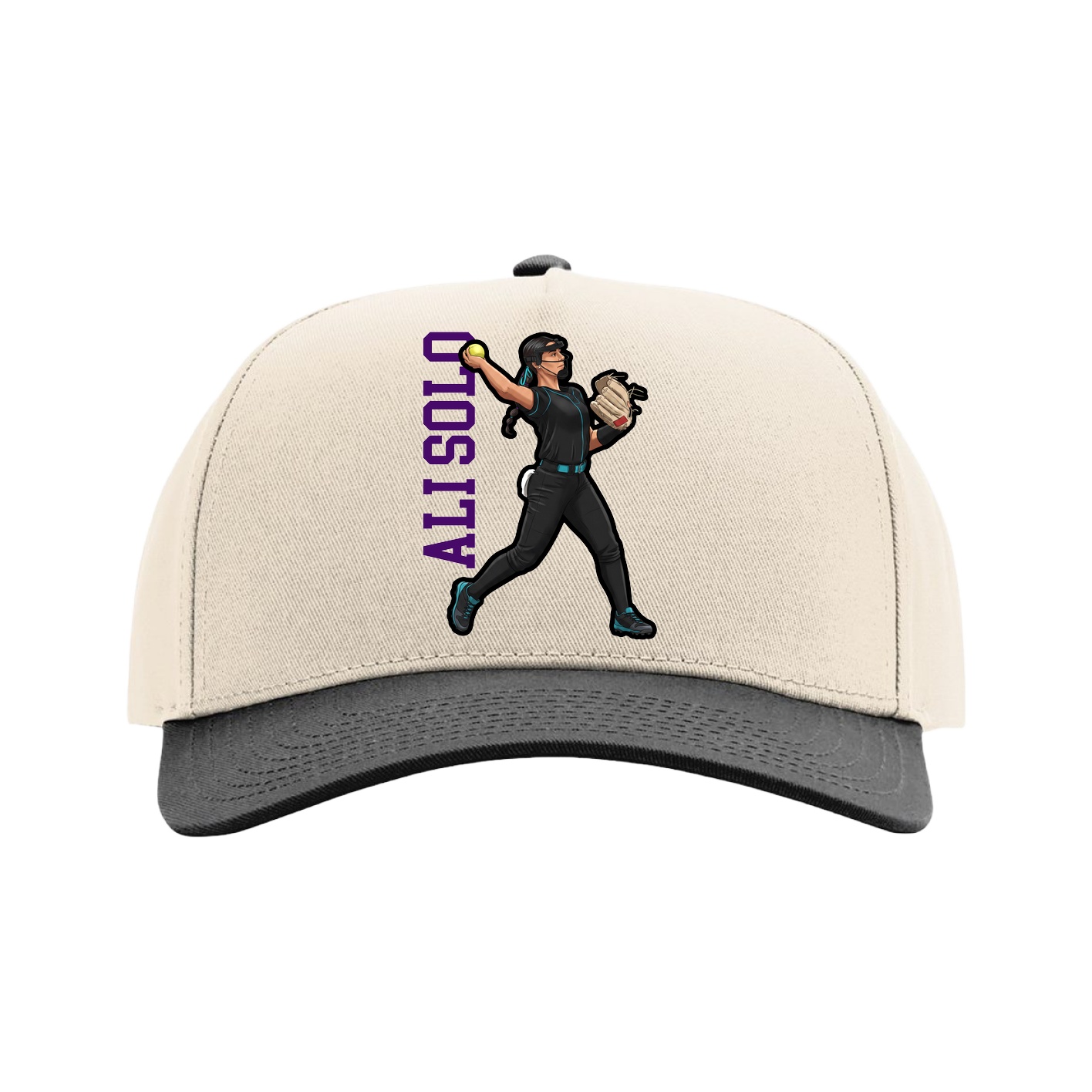 Full Fabric Five-Panel Champ Cap