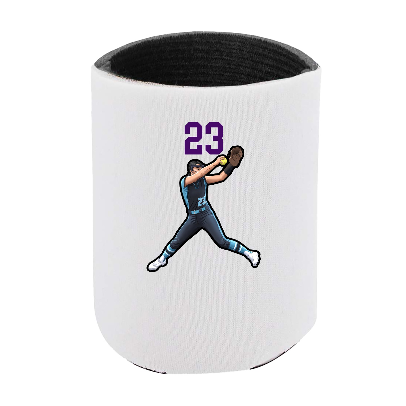 Can Holder — Number Top in White