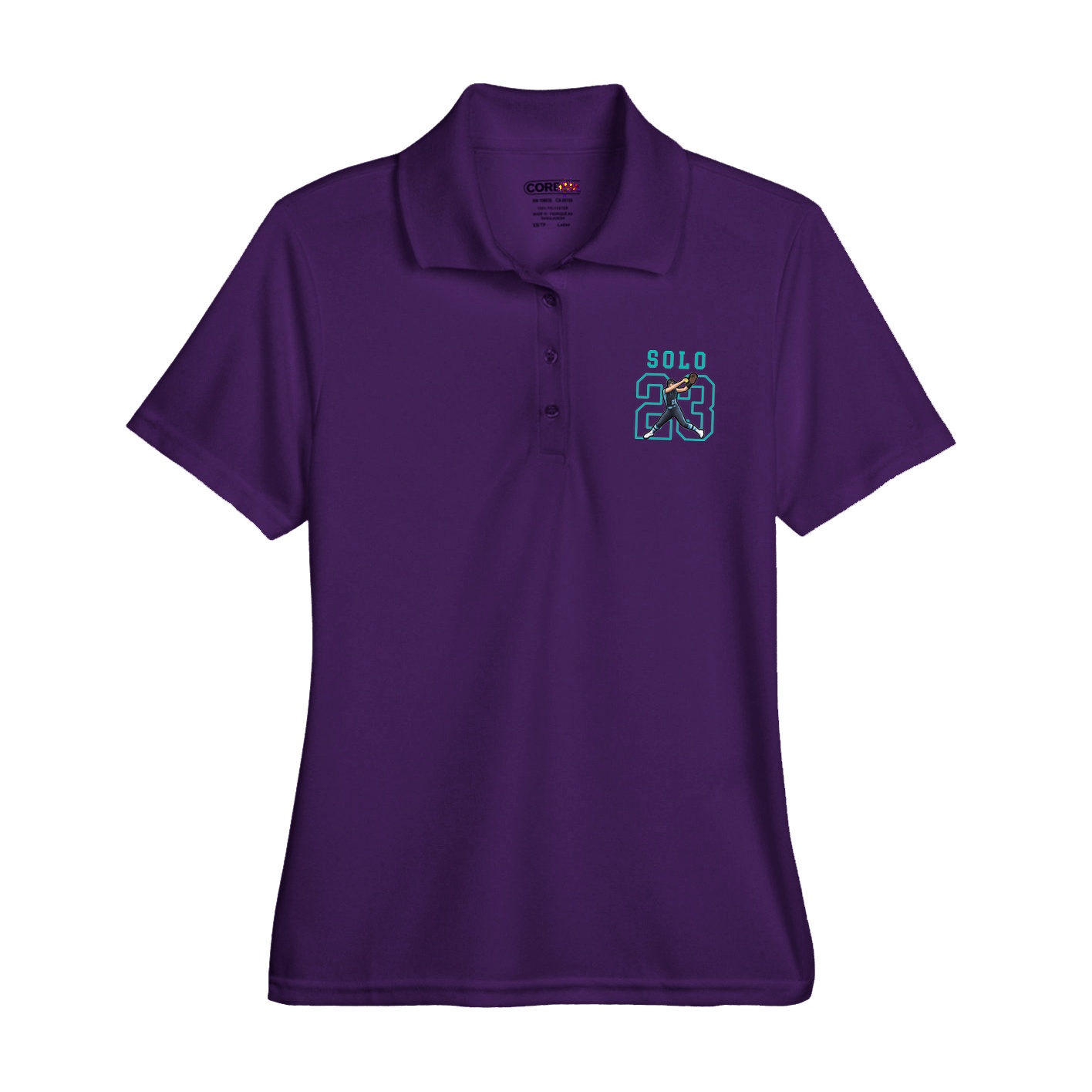 Womens Performance Polo — Shirsey in Purple