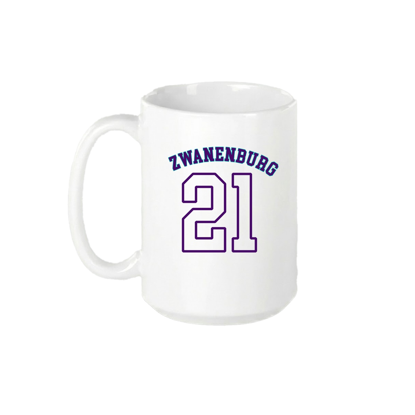 15oz Coffee Mug — Shirsey Arch in White