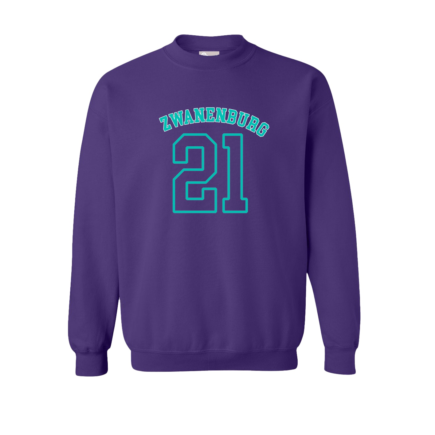 Fleece Crew — Shirsey Arch in Purple