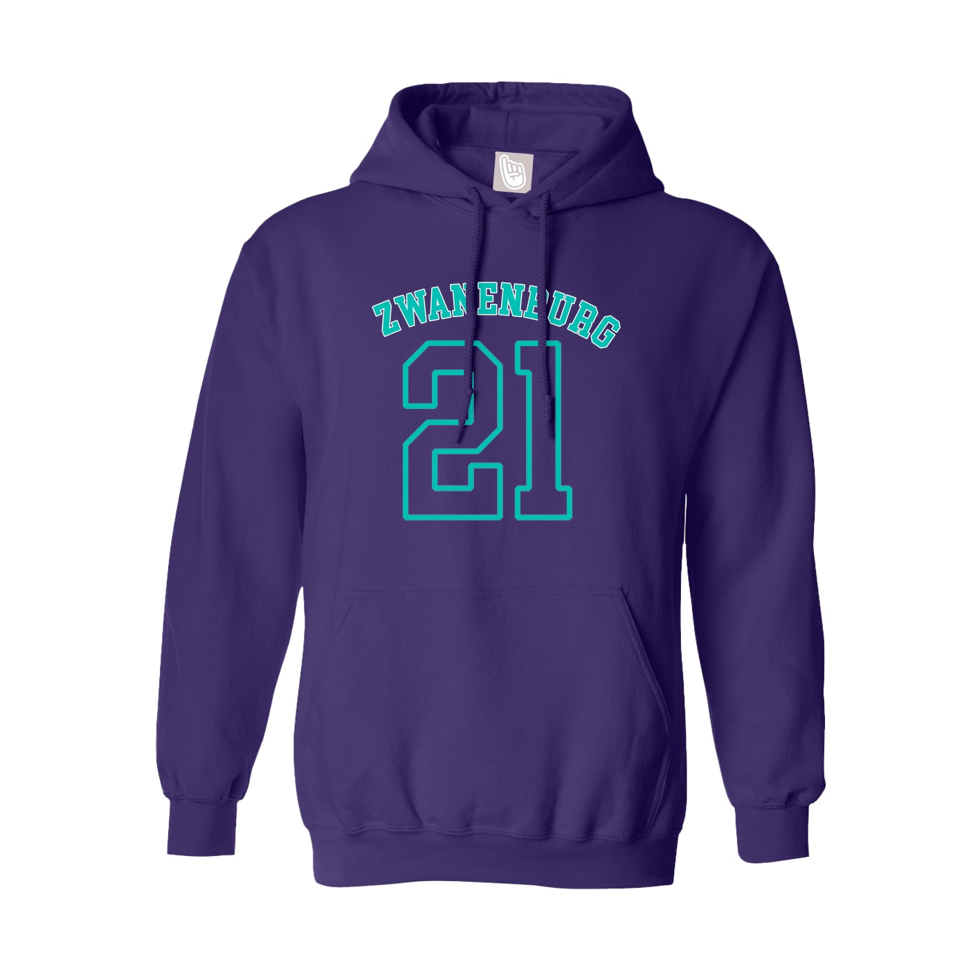 Youth Hoodie — Shirsey Arch in Purple