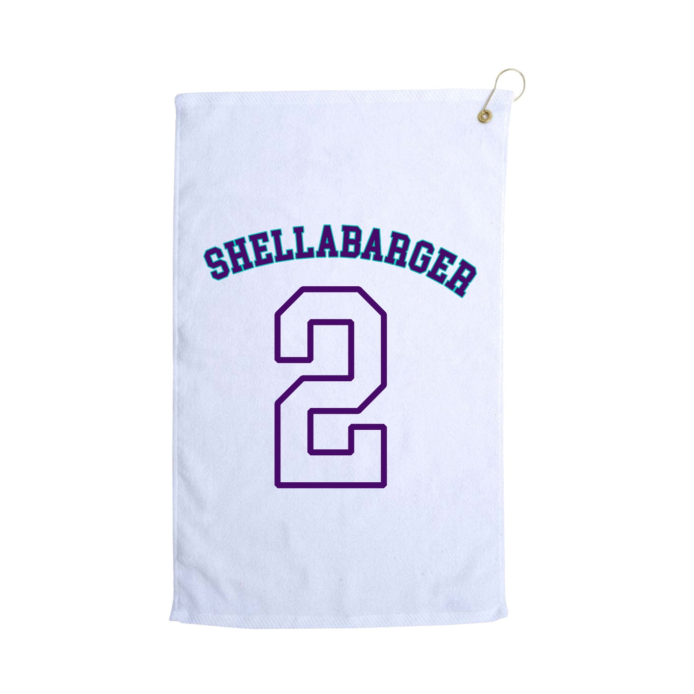 Golf Towel — Shirsey Arch in White