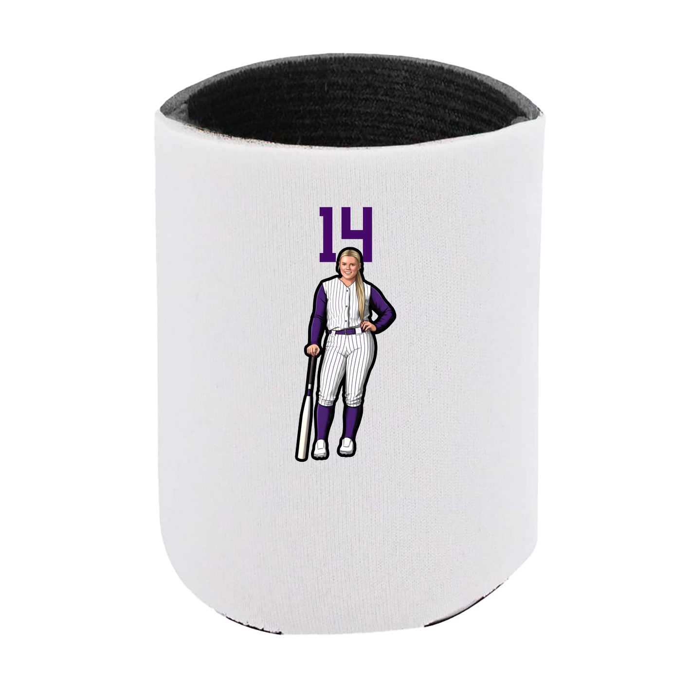 Can Holder — Number Top in White