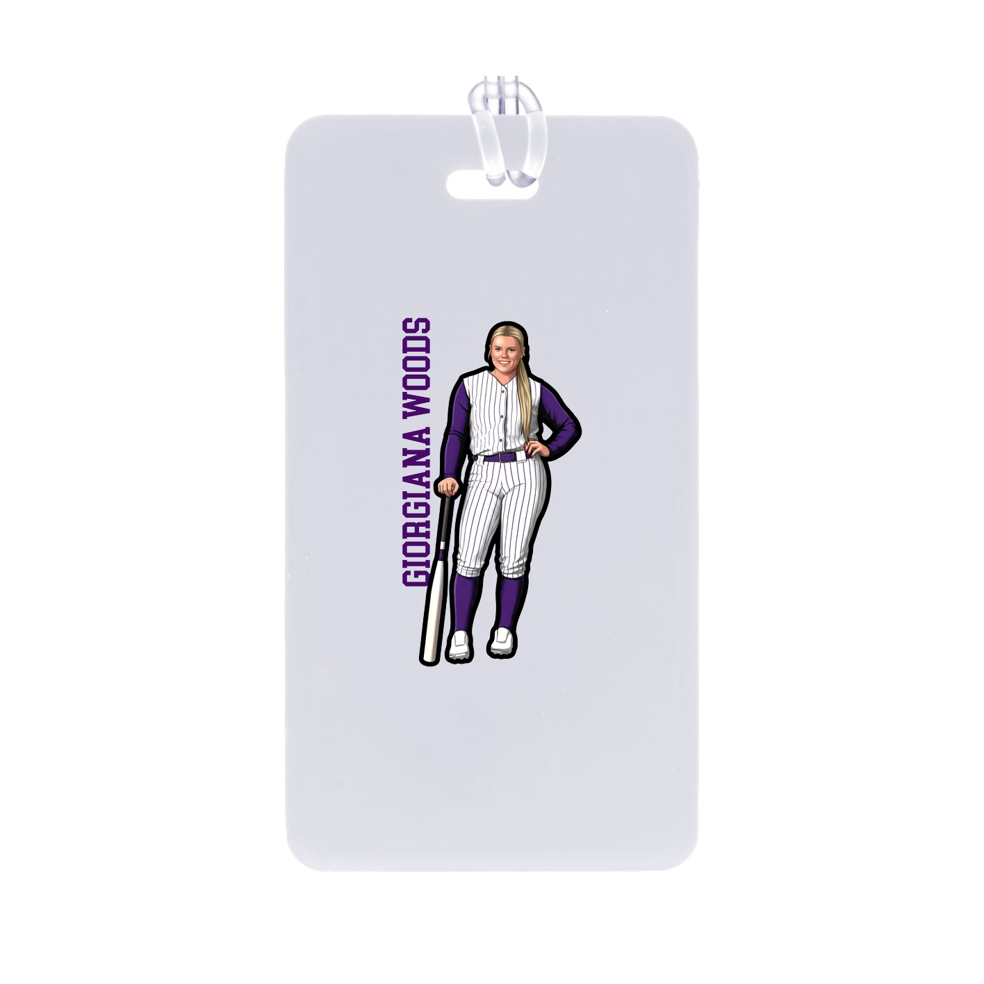 Bag Tag — Name Vertical in Classic