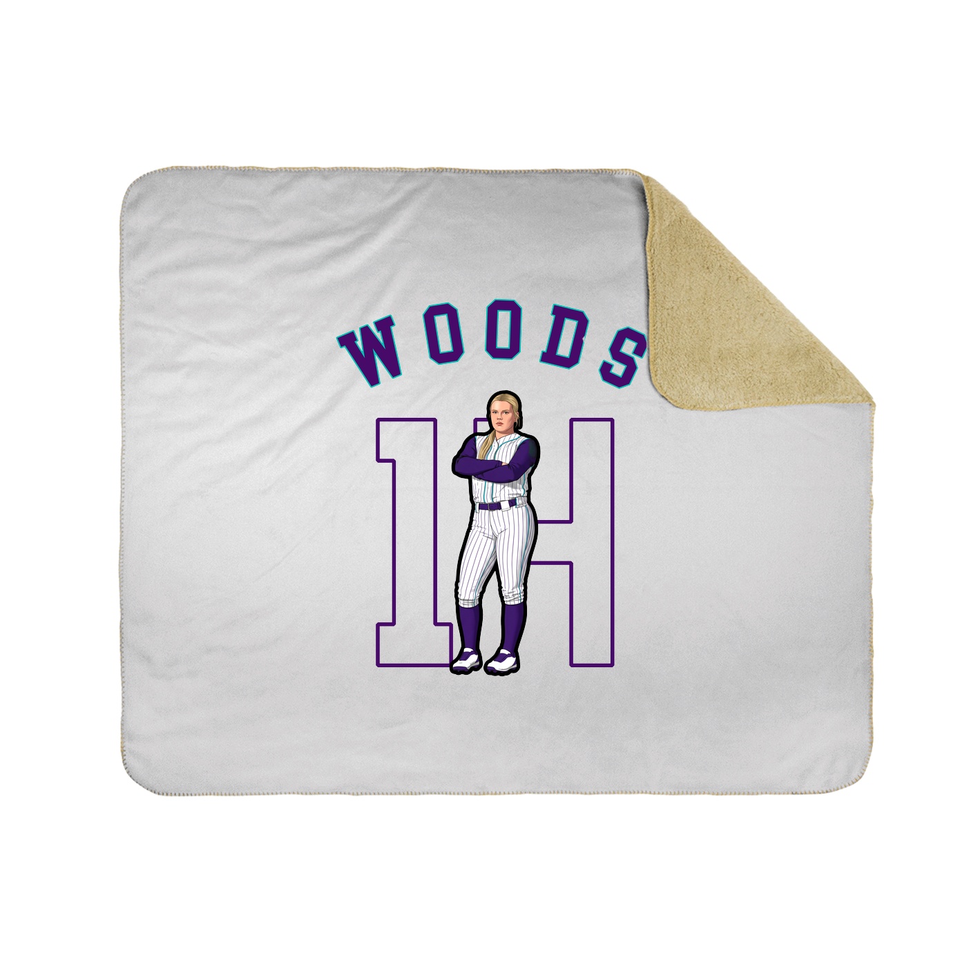 Throw Blanket — Shirsey Arch in White