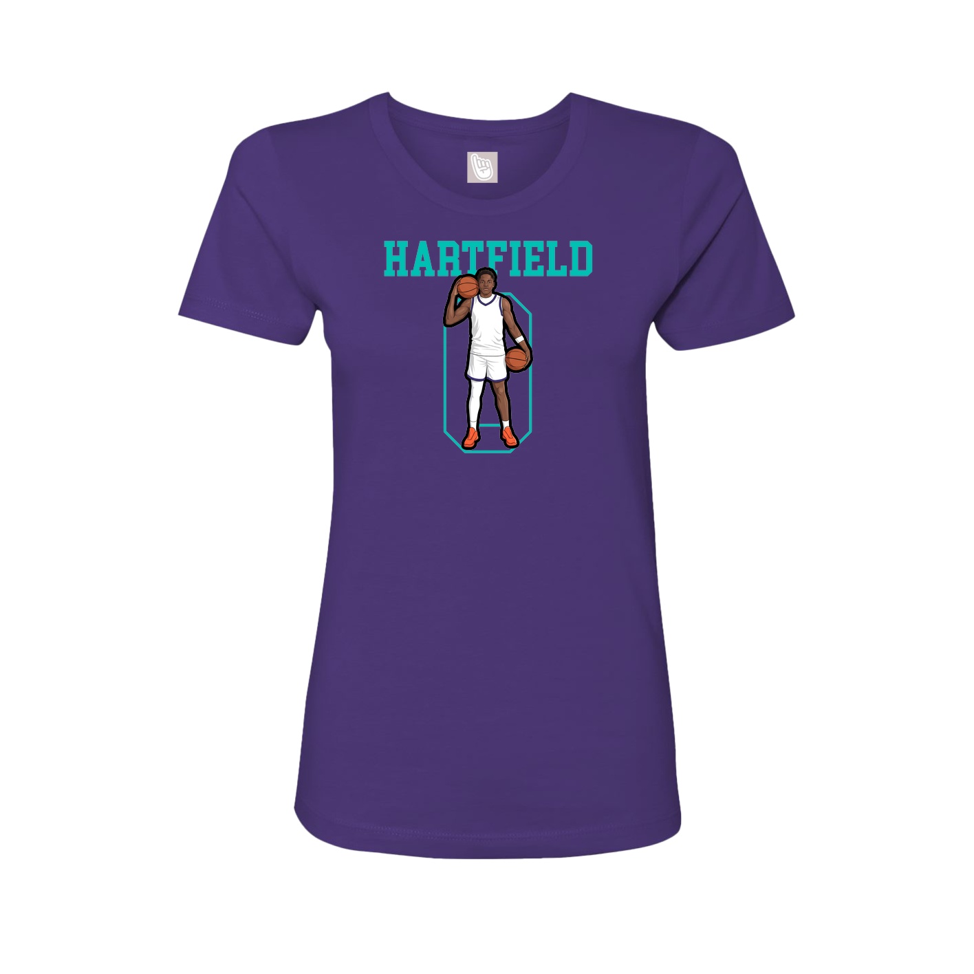 Fitted Women's Tee — Shirsey in Purple