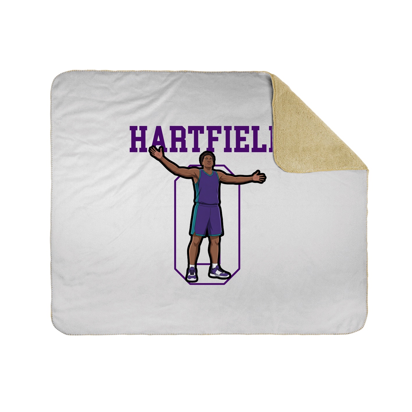 50x60 Sherpa Lined Throw Blanket