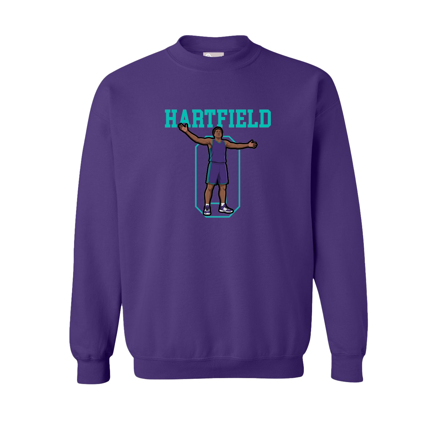 Fleece Crew — Shirsey in Purple