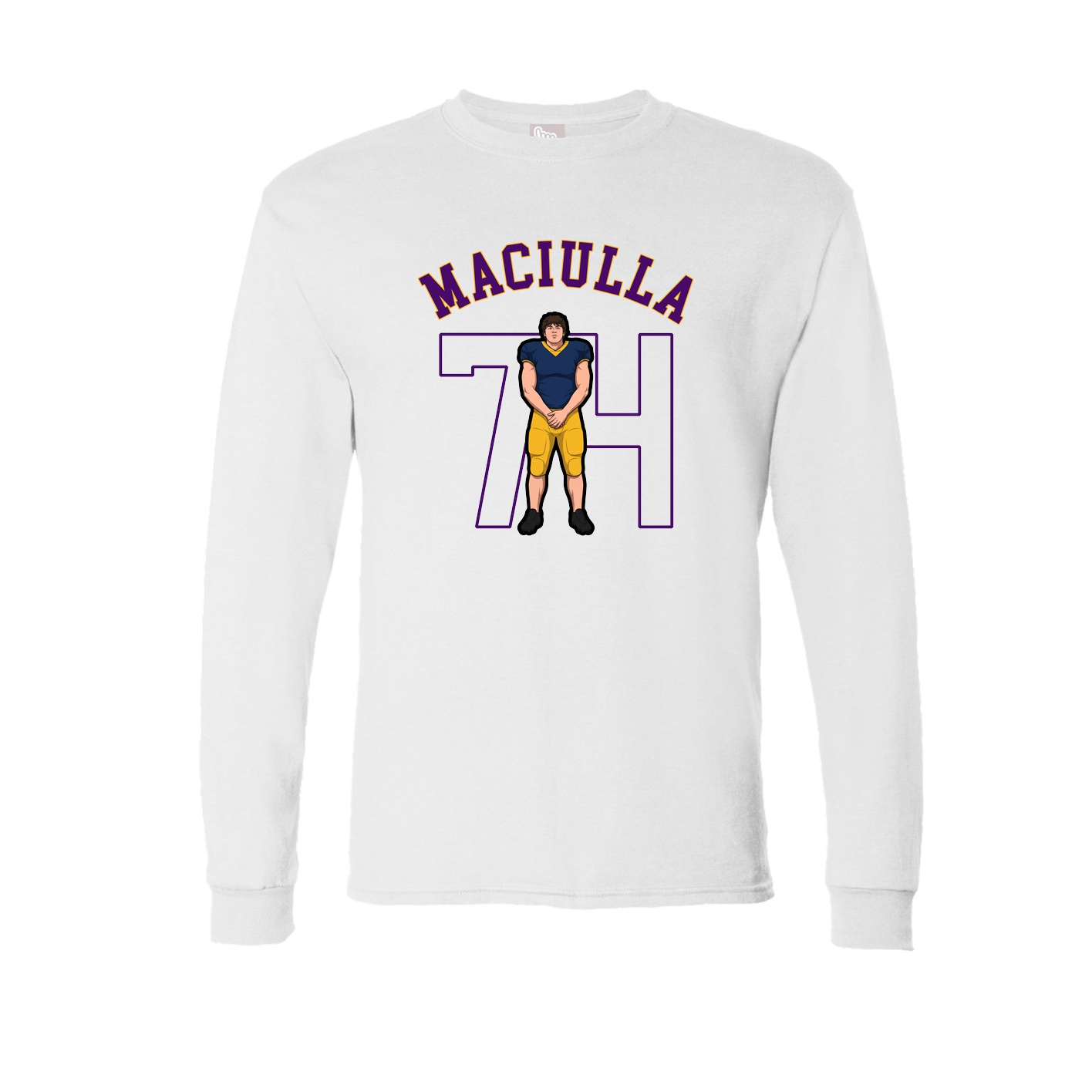 Long Sleeve Tee — Shirsey Arch in White