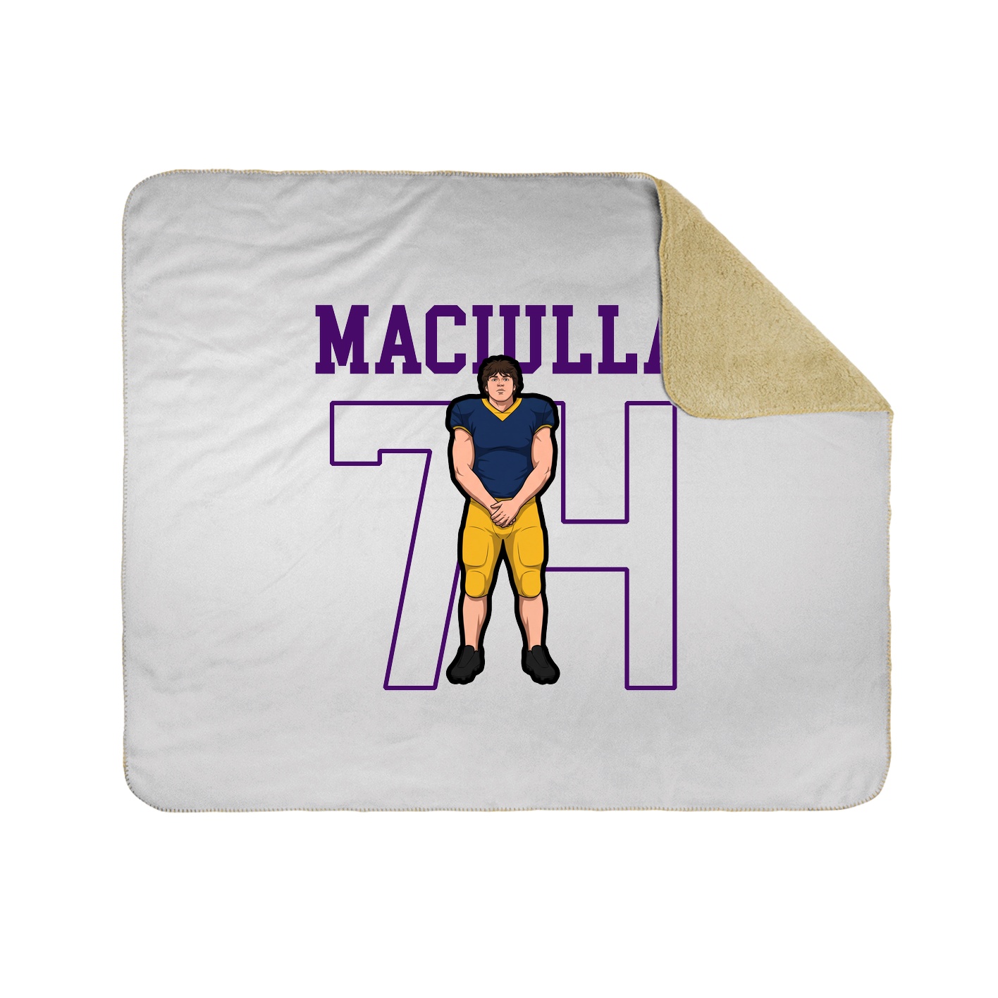Throw Blanket — Shirsey in White