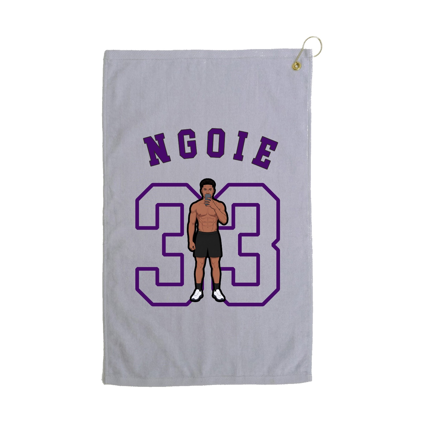 Golf Towel — Shirsey Arch in Grey