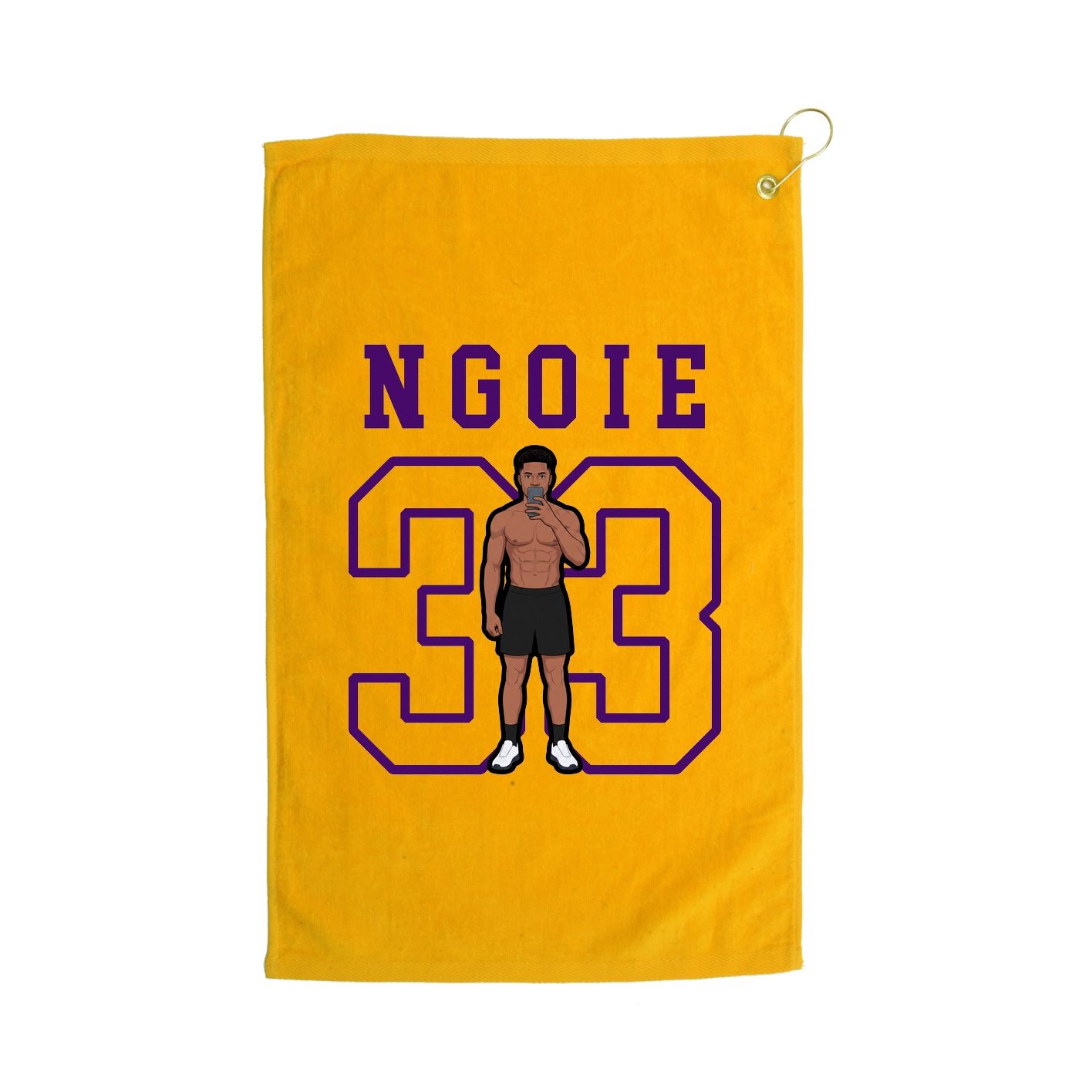 Golf Towel — Shirsey in Gold