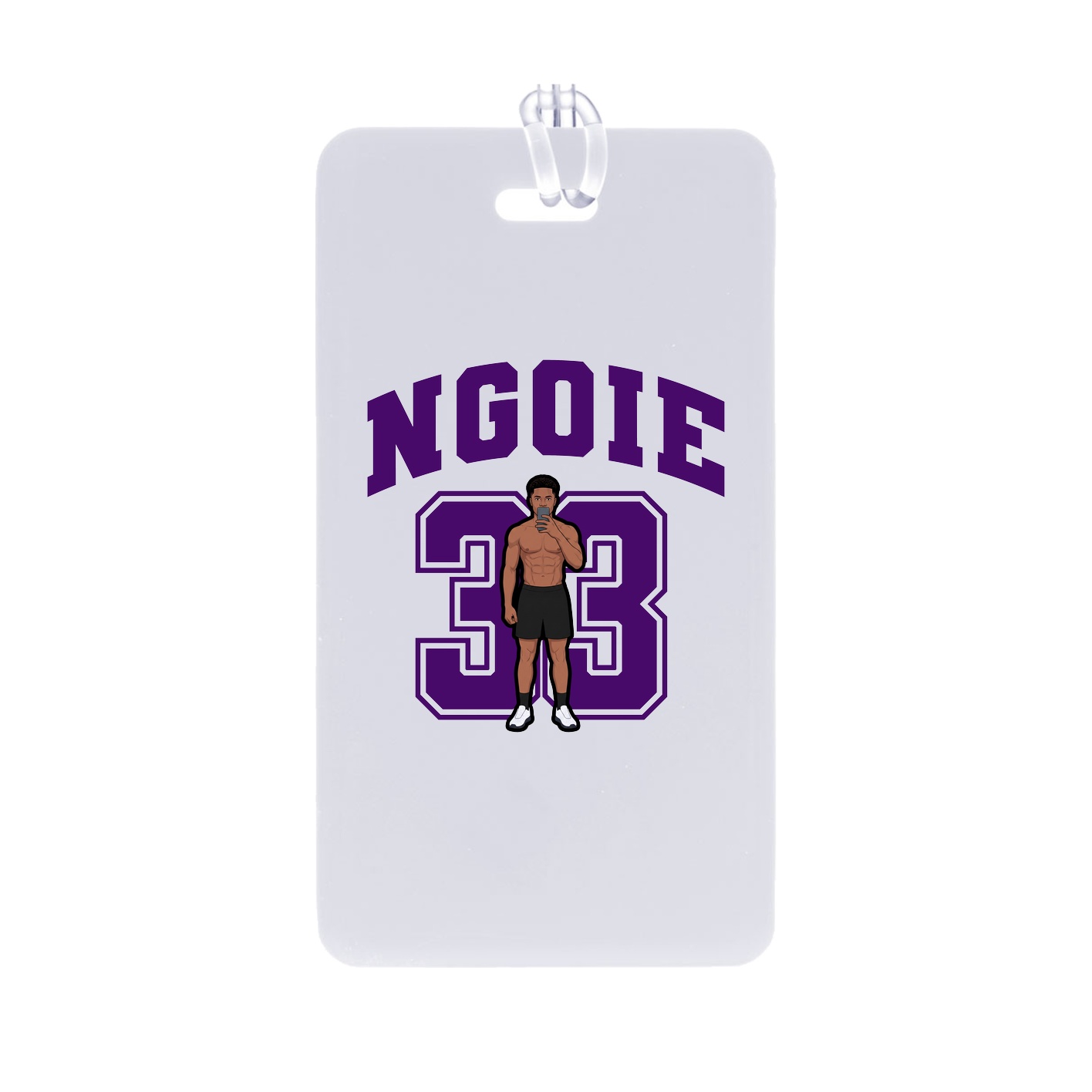 Bag Tag — Number in Classic