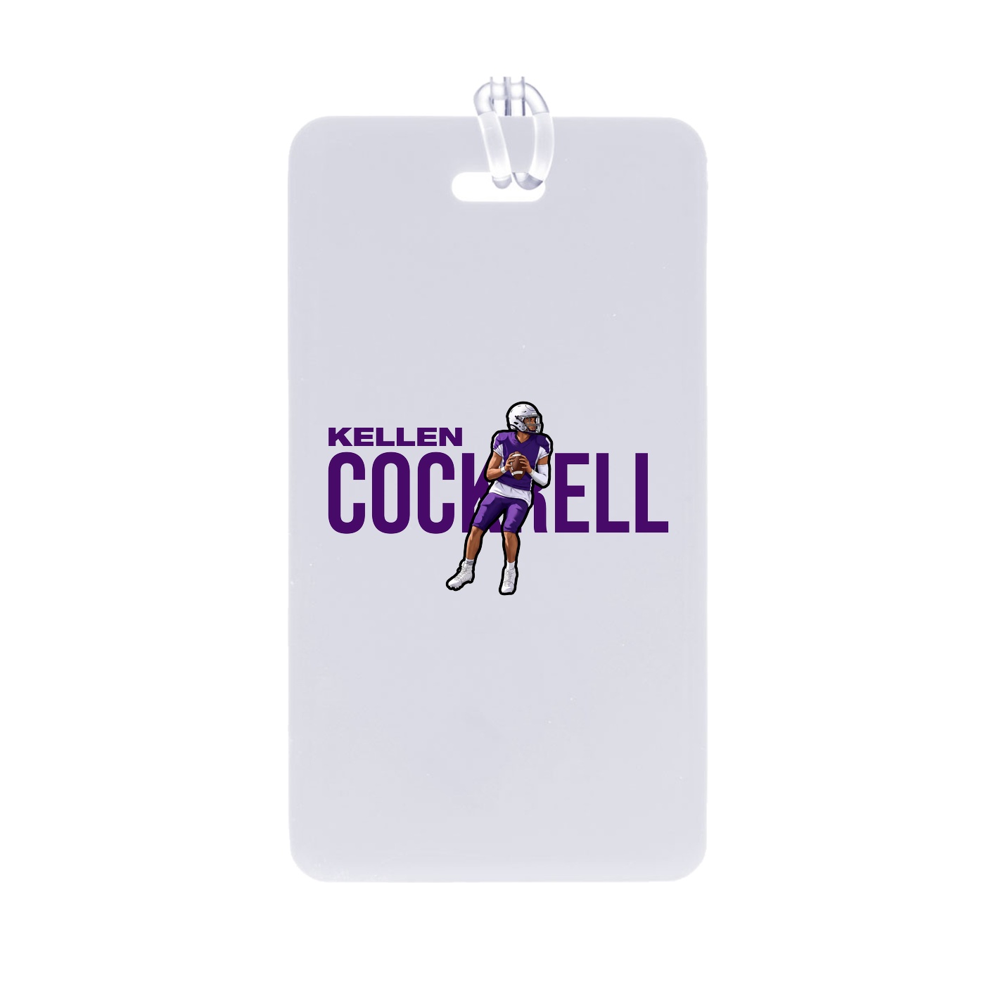 Bag Tag — Player Name in Classic
