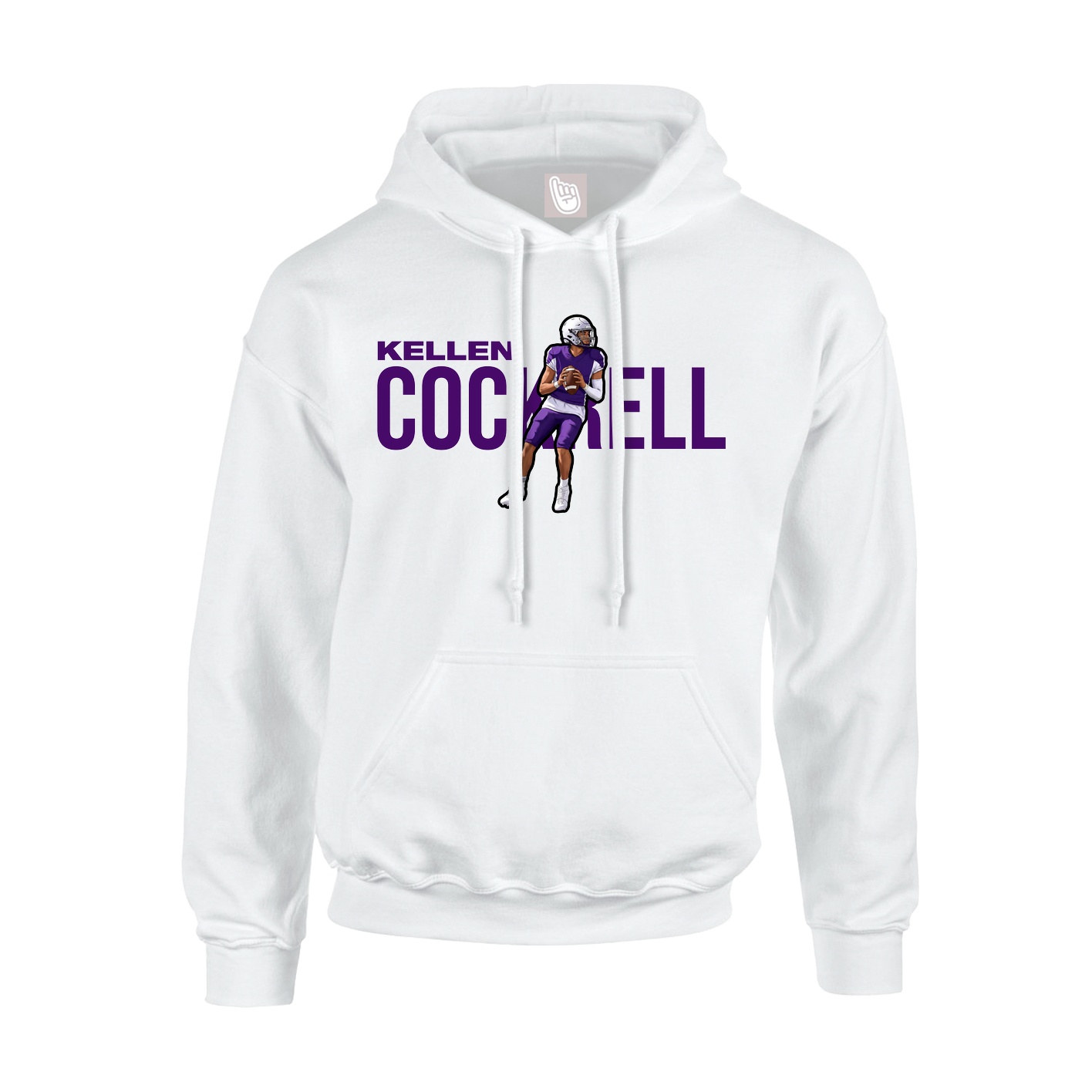Hoodie — Player Name in White