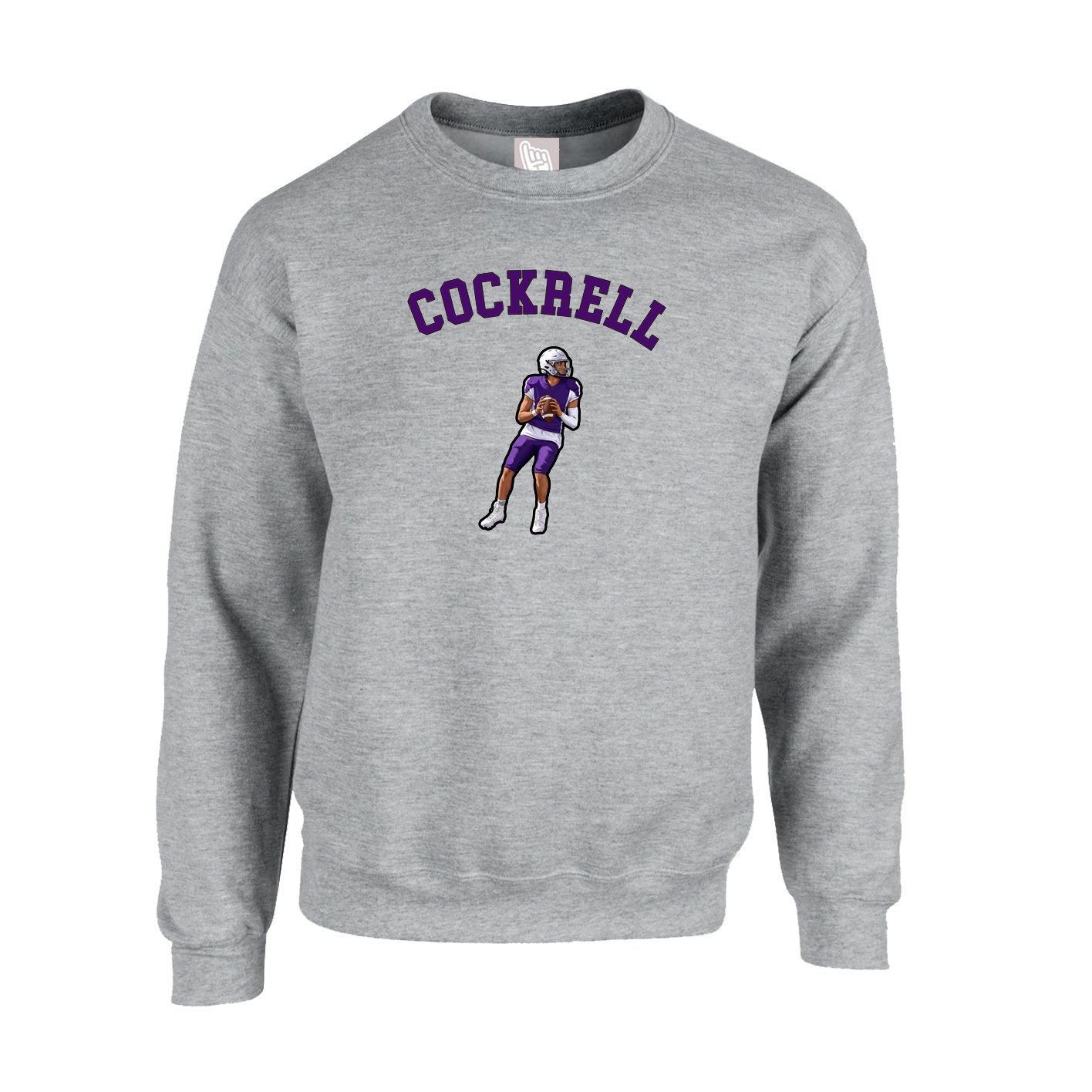 Fleece Crew — Shirsey Arch in Grey