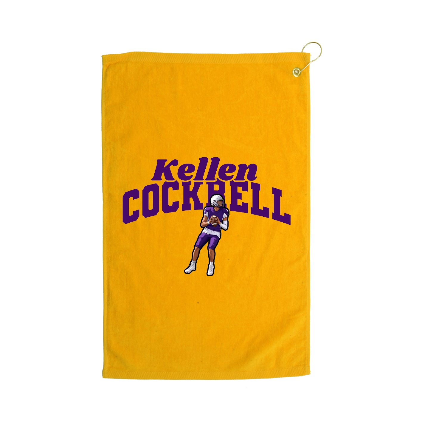 Golf Towel — Signature Arch in Gold