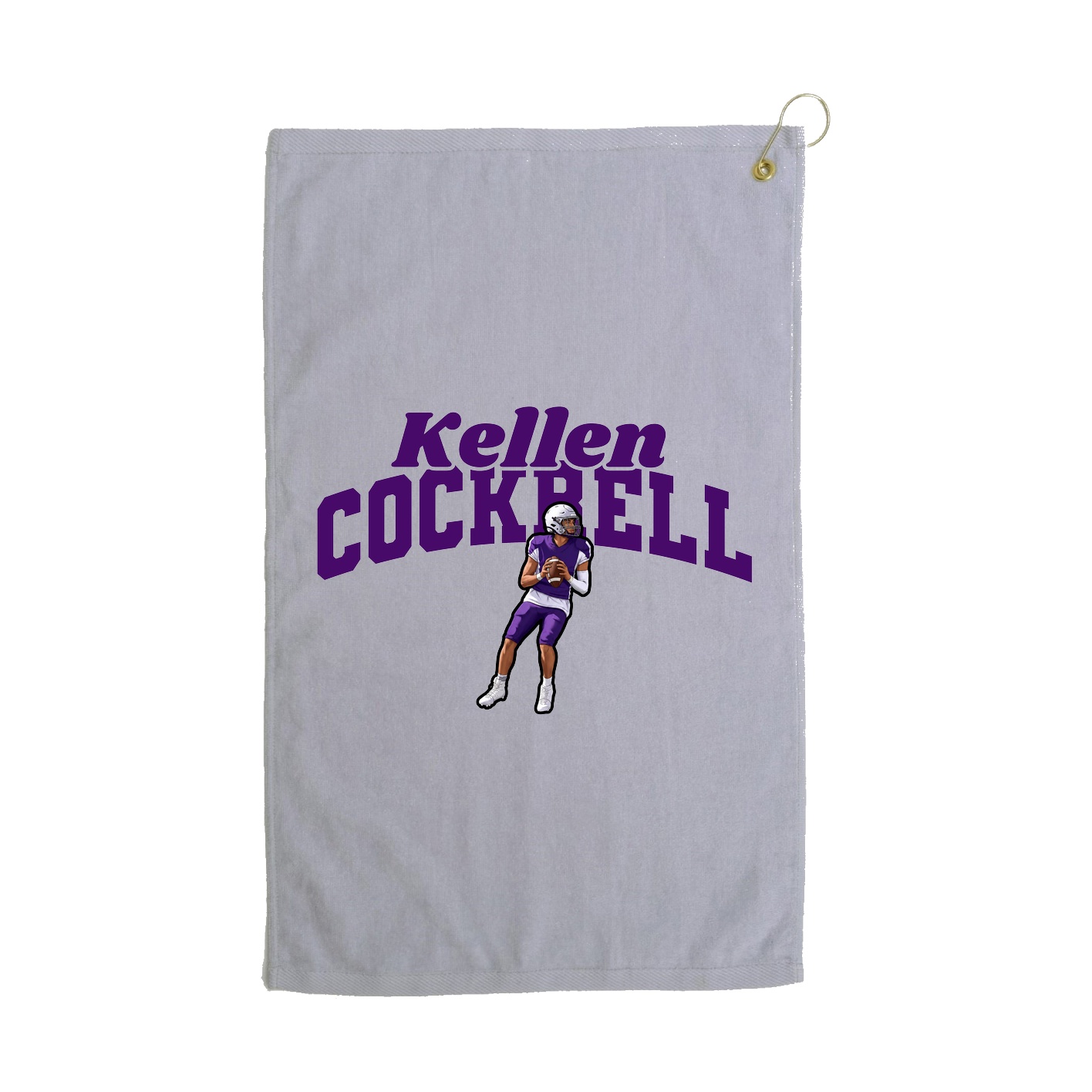 Golf Towel — Signature Arch in Grey