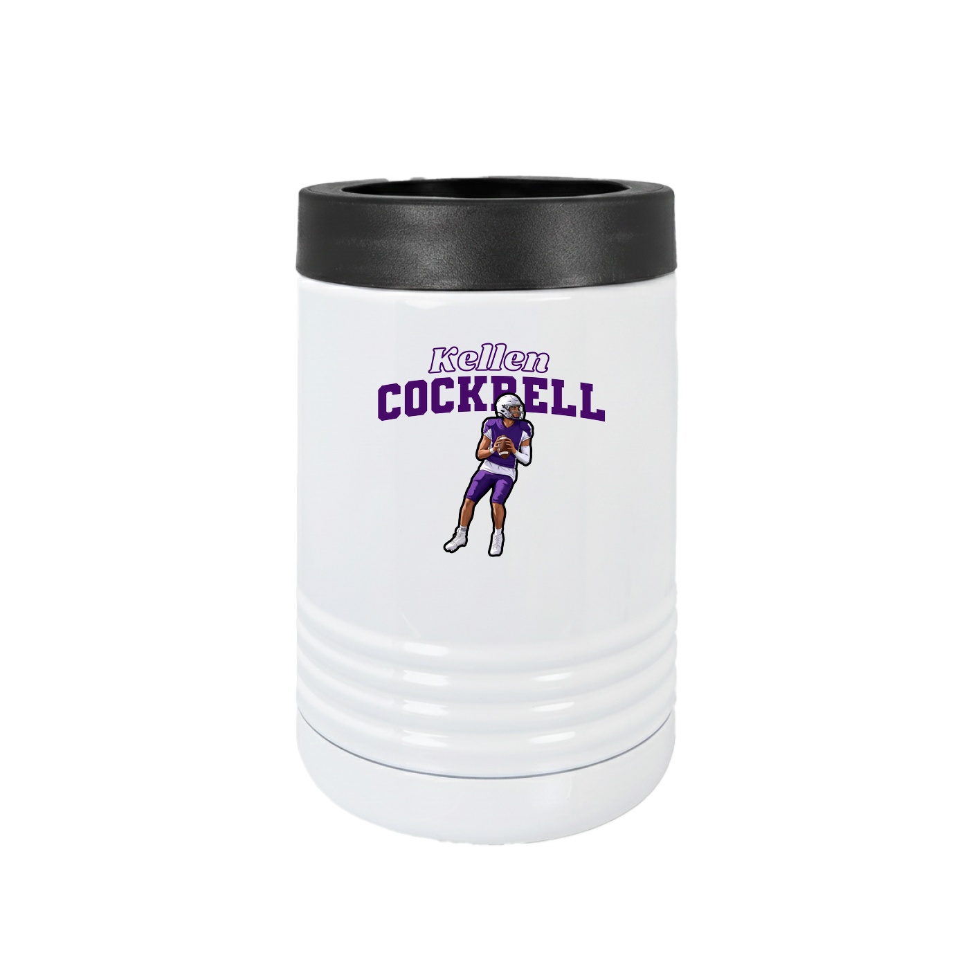 Beverage Holder — Name Arch in White