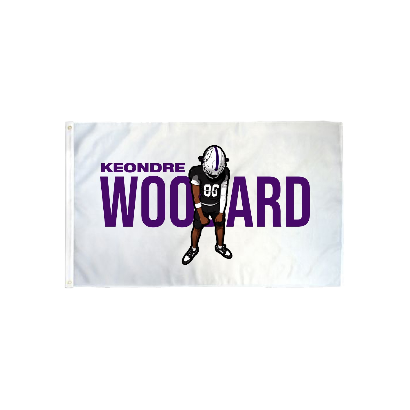 3x5 Flag — Player Name in Classic