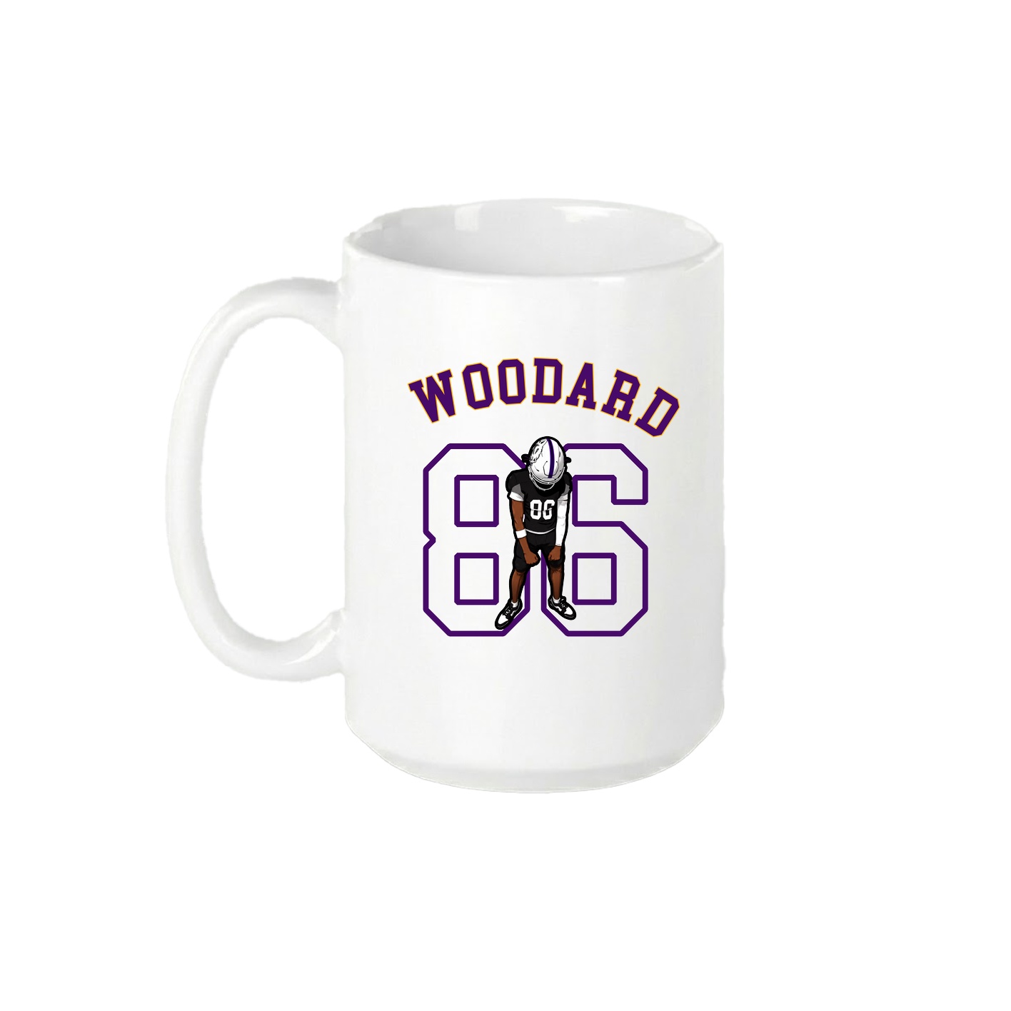 15oz Coffee Mug — Shirsey Arch in White