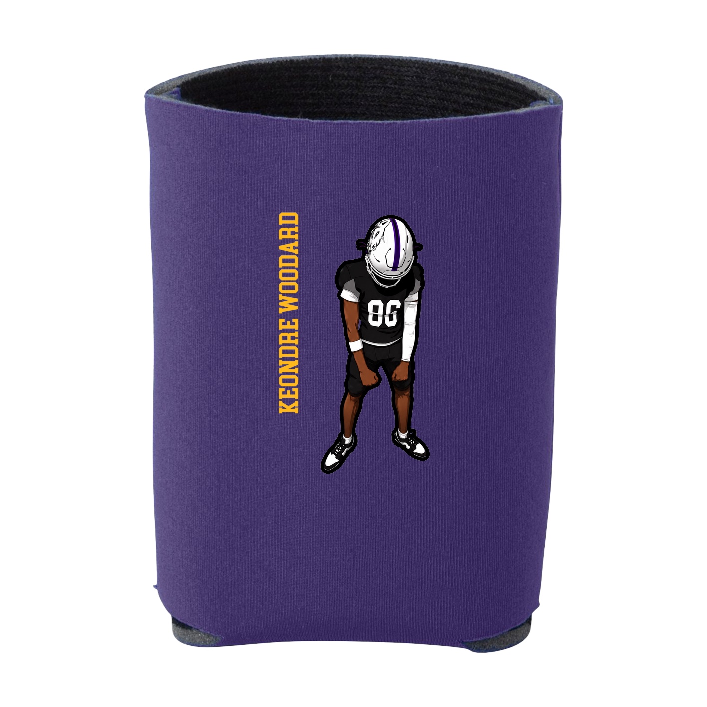 Can Holder — Name Vertical in Purple