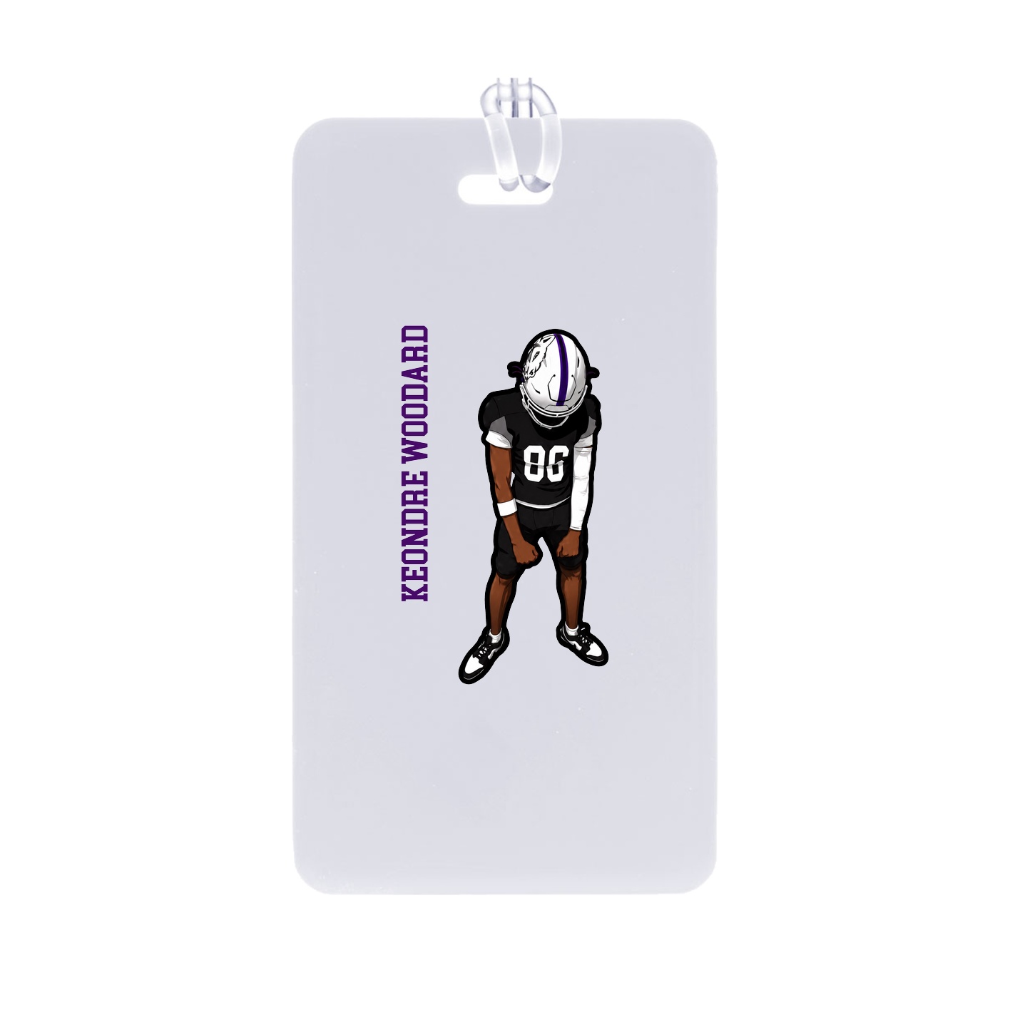 Bag Tag — Name Vertical in Classic