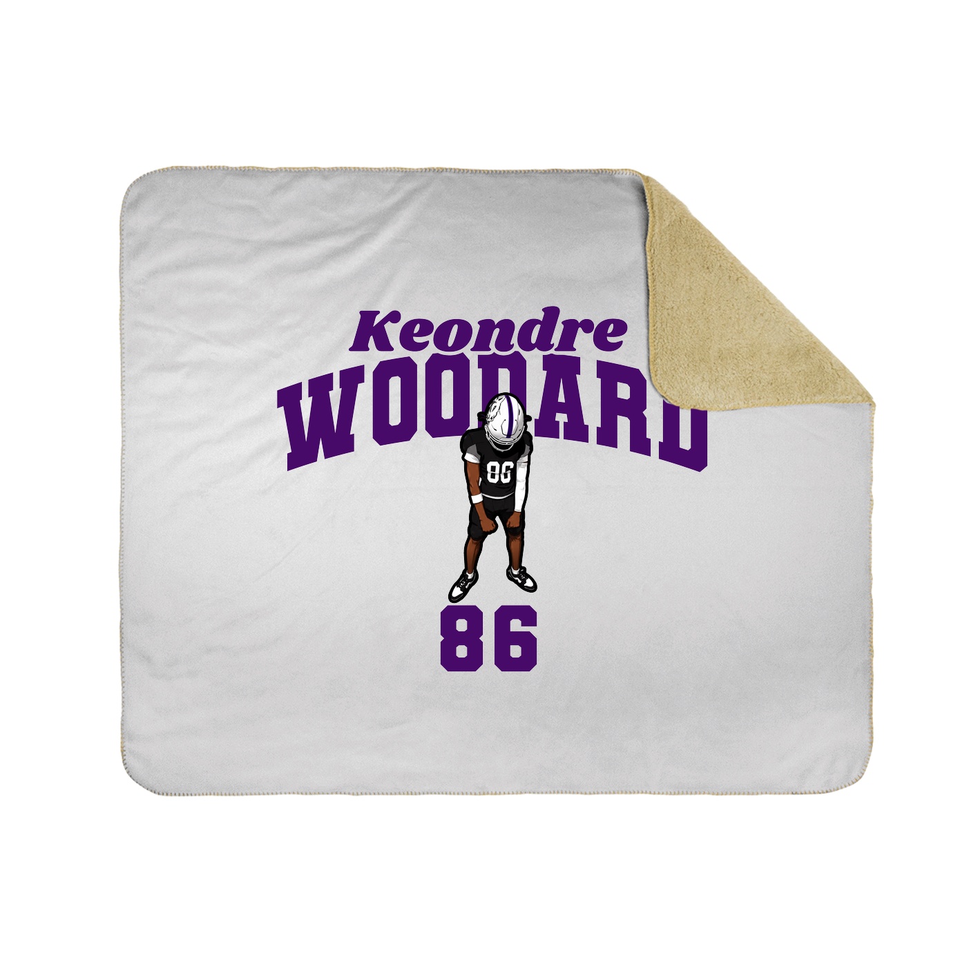 Throw Blanket — Signature Arch in White