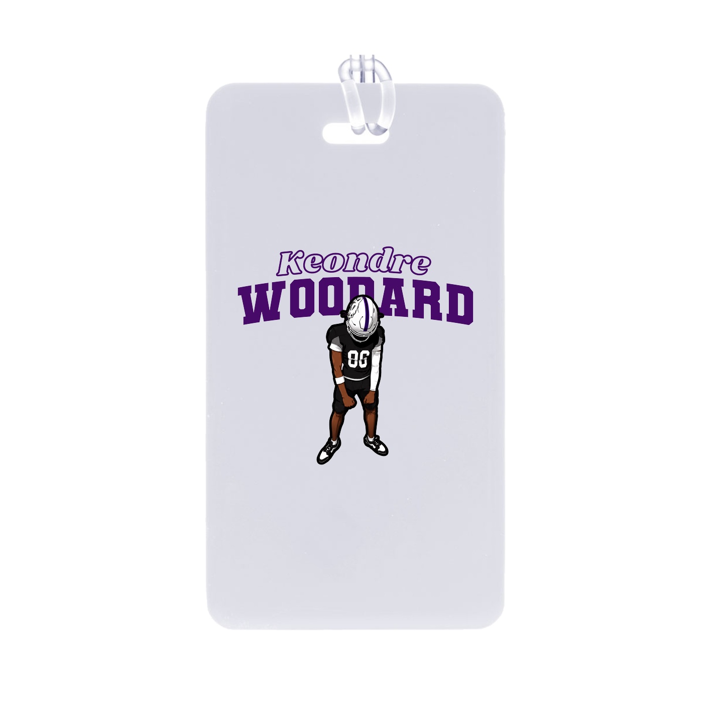 Bag Tag — Name Arch in Classic