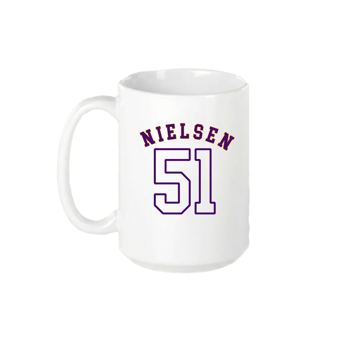 15oz Coffee Mug — Shirsey Arch in White