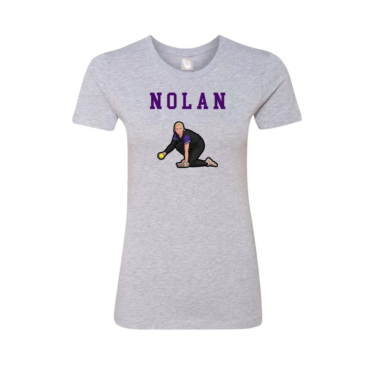 Fitted Women's Tee — Shirsey in Grey
