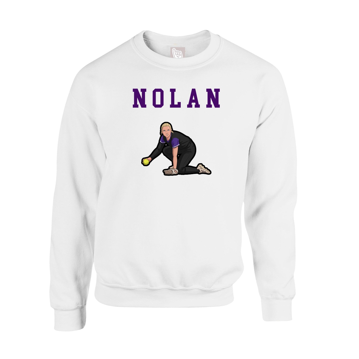 Fleece Crew — Shirsey in White