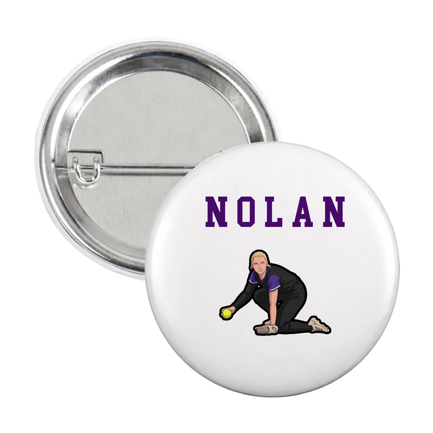 Game Day Button — Shirsey in White