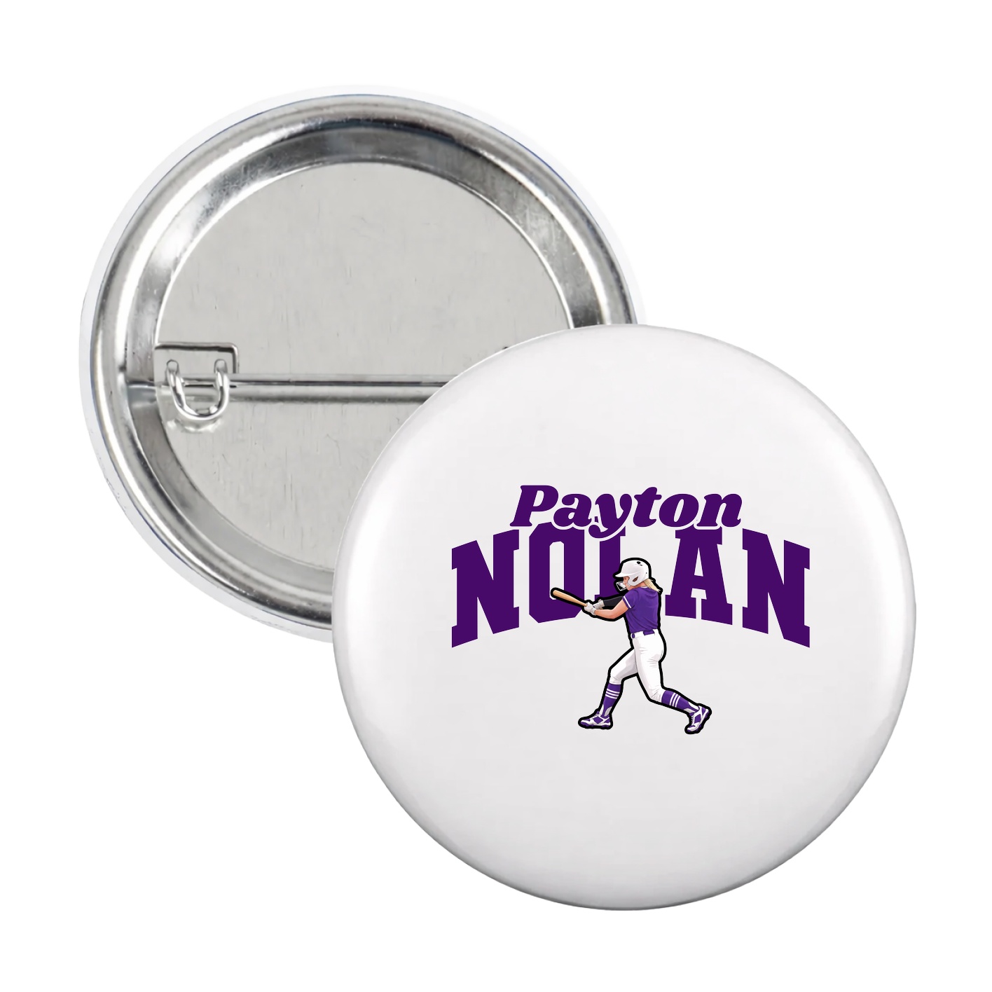 Game Day Button — Signature Arch in White