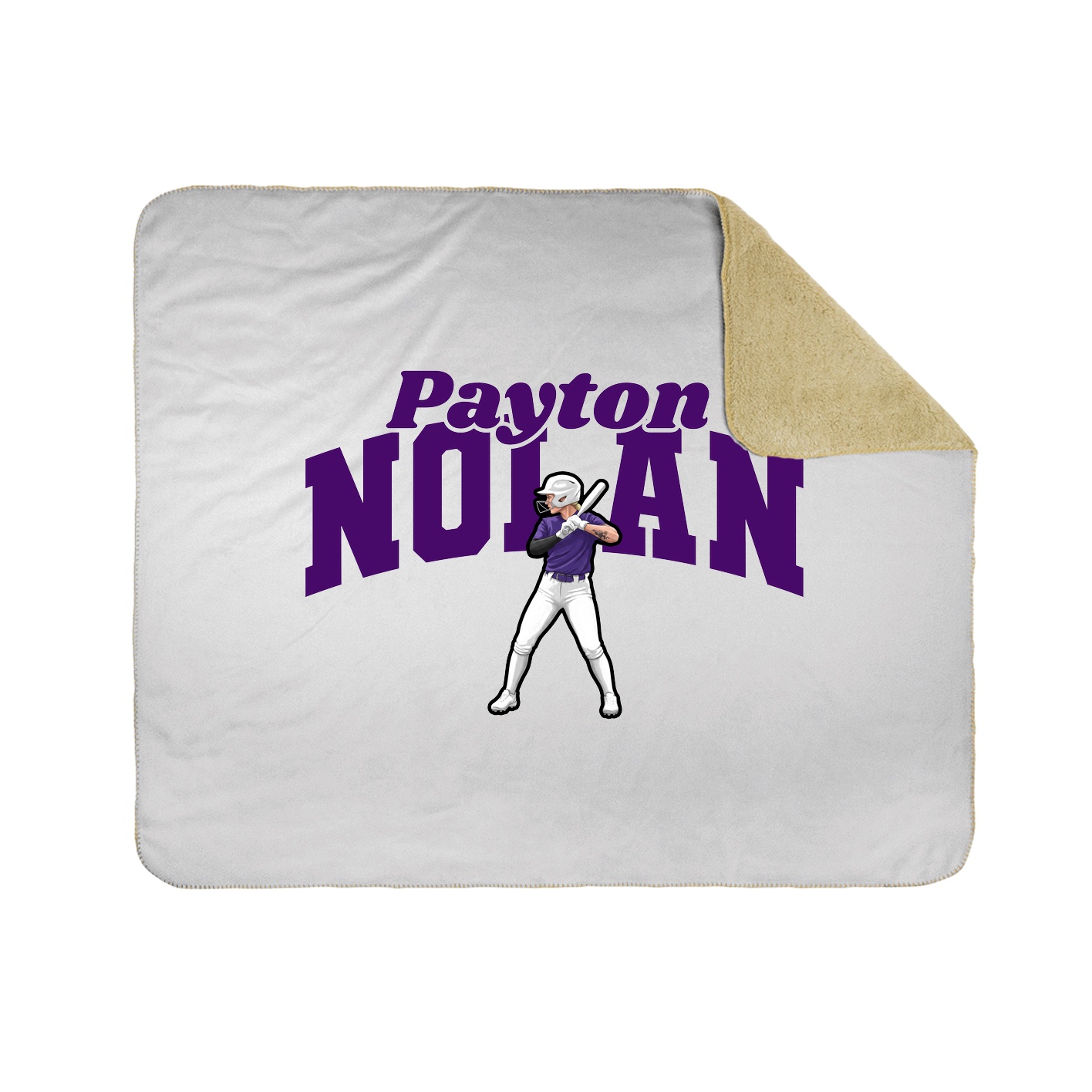 Throw Blanket — Signature Arch in White