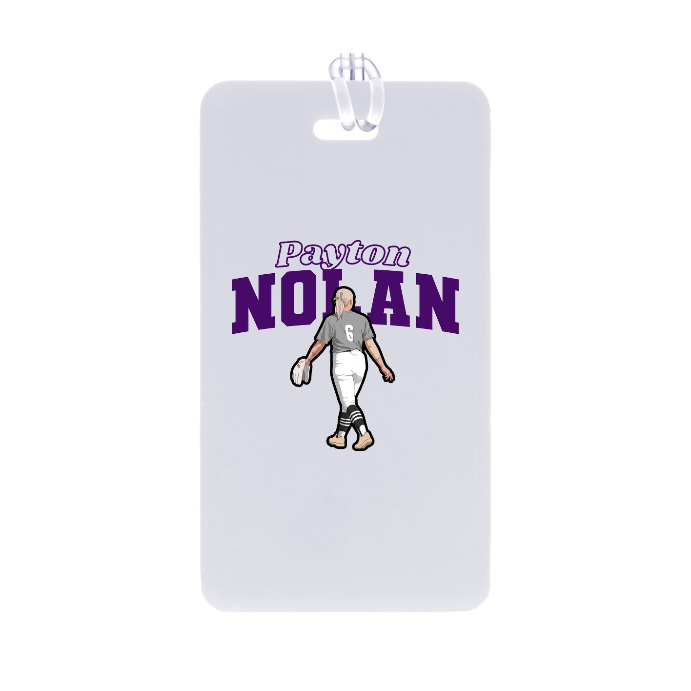 Bag Tag — Name Arch in Classic