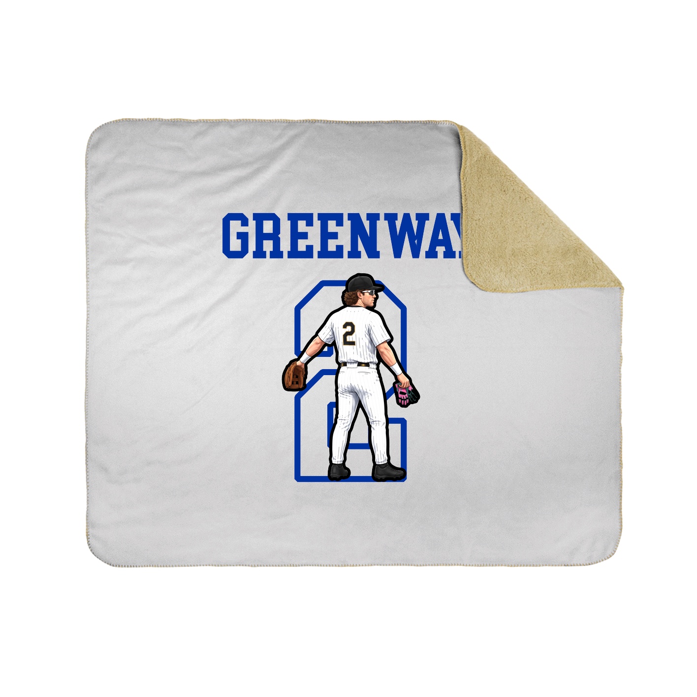 Throw Blanket — Shirsey in White