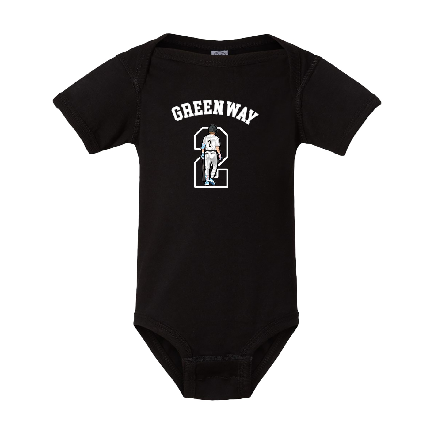 Baby Onesie — Shirsey Arch in Black